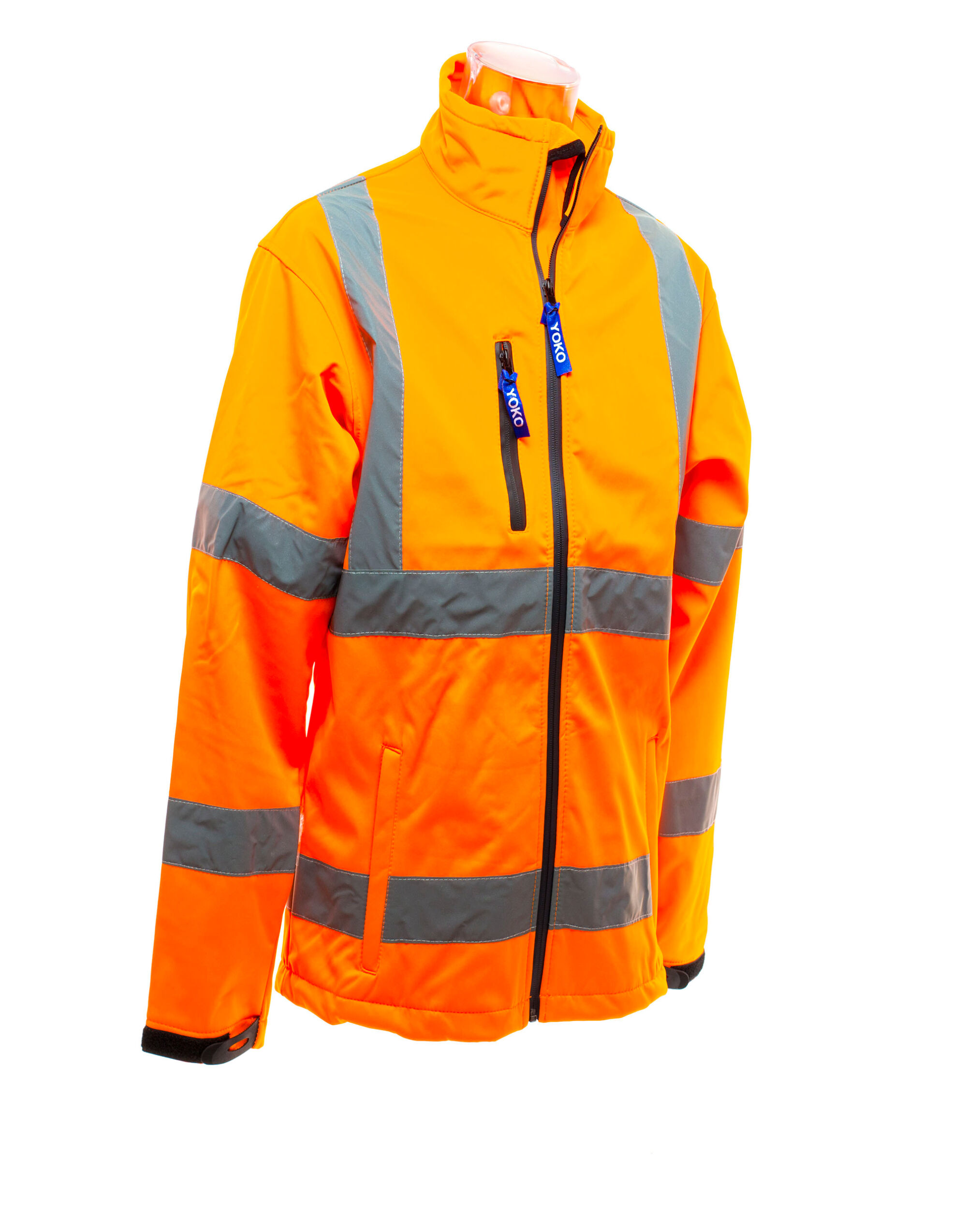 HVK09 Hi Vis Orange Hi-Vis Softshell Jacket