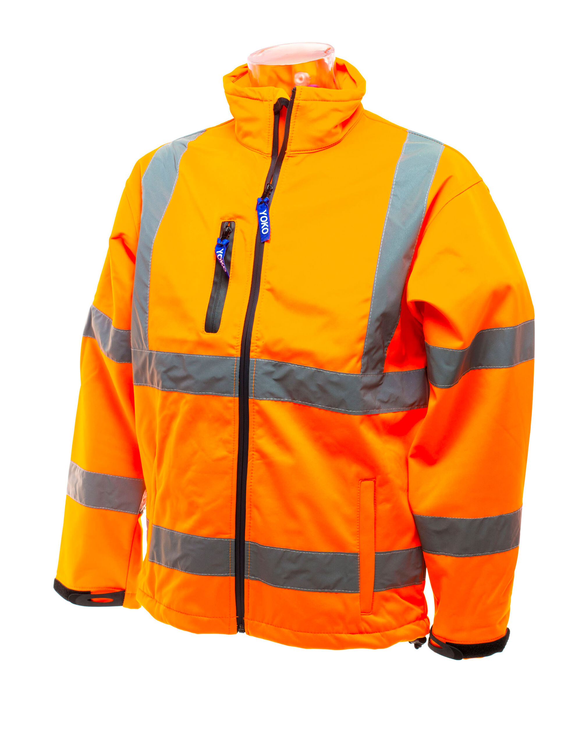 HVK09 Hi Vis Orange Hi-Vis Softshell Jacket