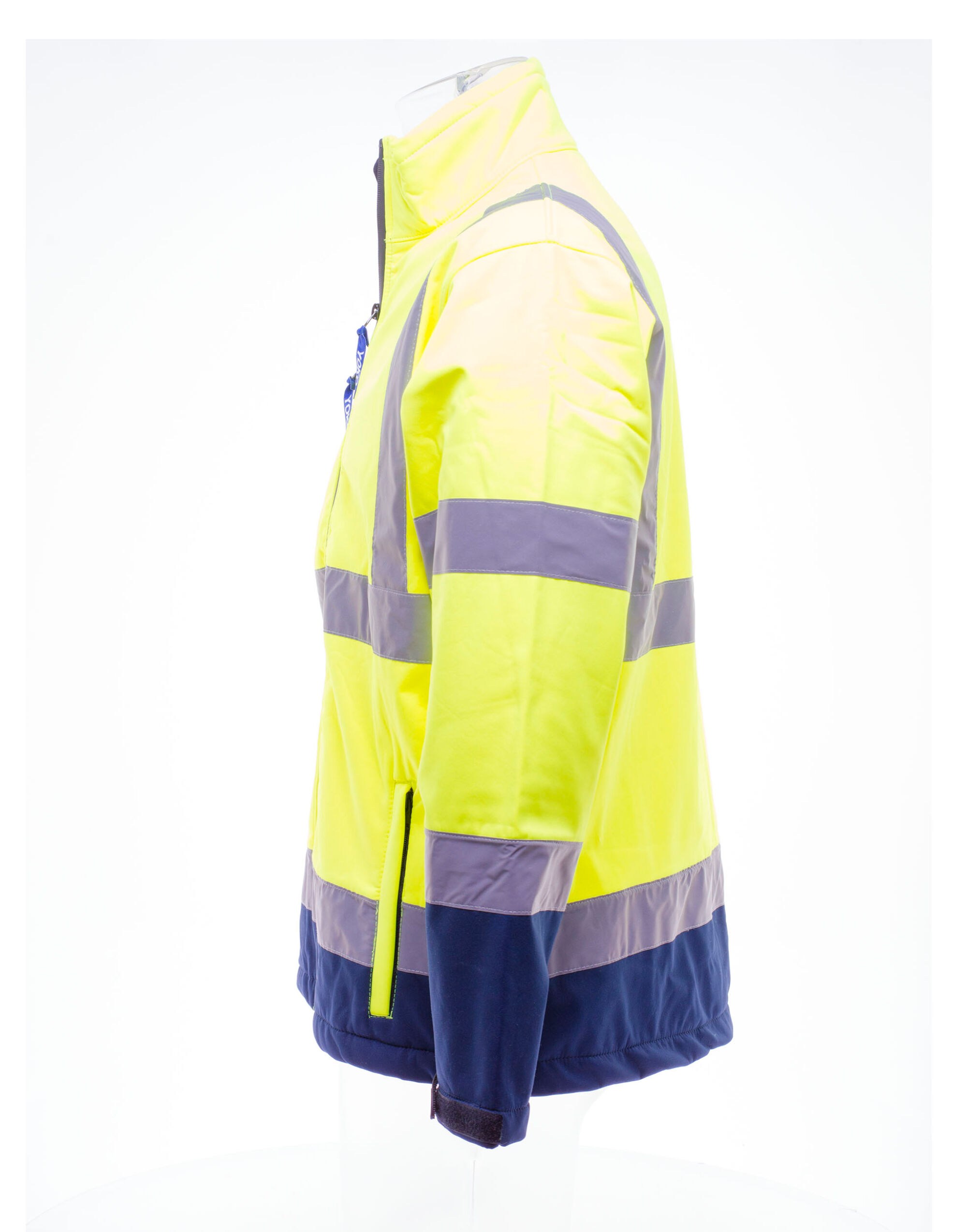 HVK09 Hi-Vis Softshell Jacket Hi-Vis Yellow/Navy