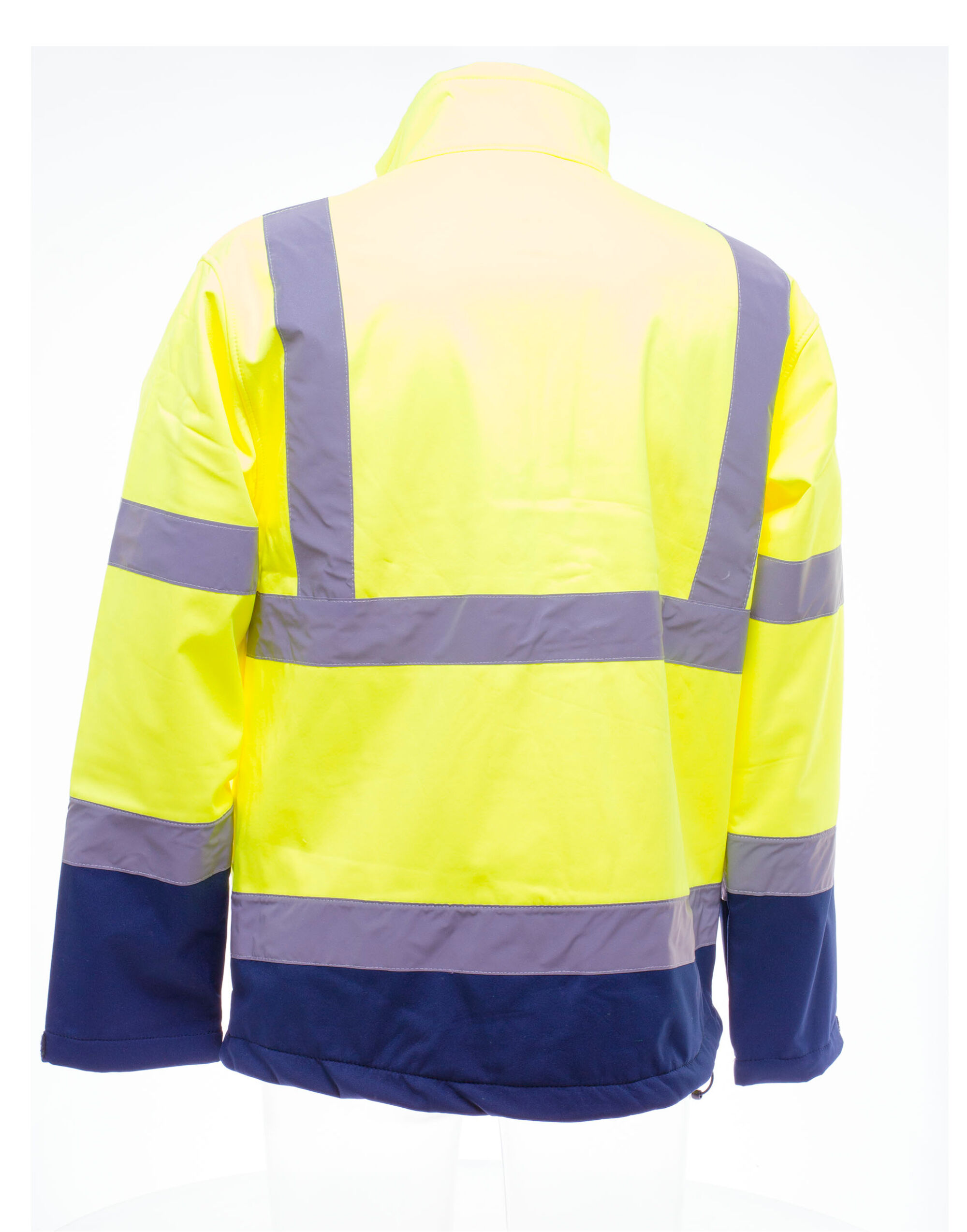 HVK09 Hi-Vis Softshell Jacket Hi-Vis Yellow/Navy