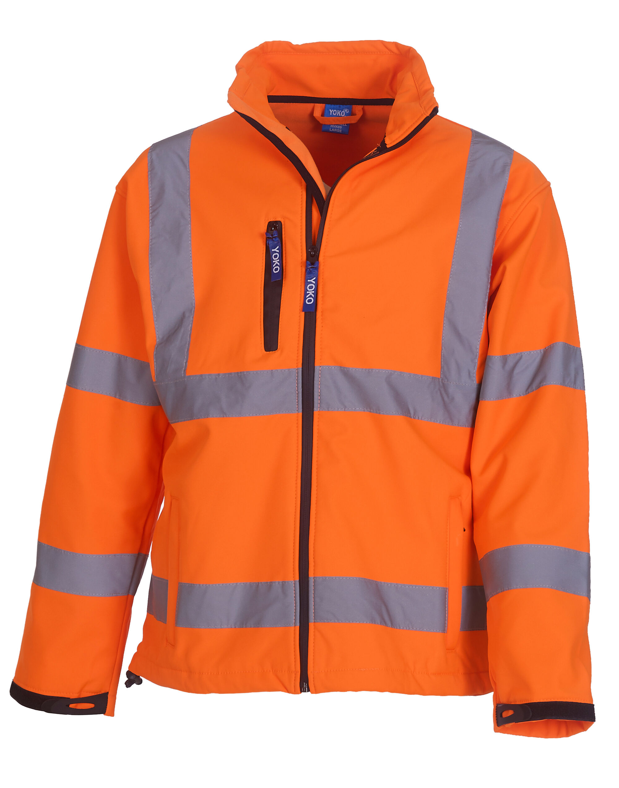 HVK09 Hi-Vis Softshell Jacket Hi Vis Orange HVK09 Hi-Vis Softshell Jacket Hi Vis Orange