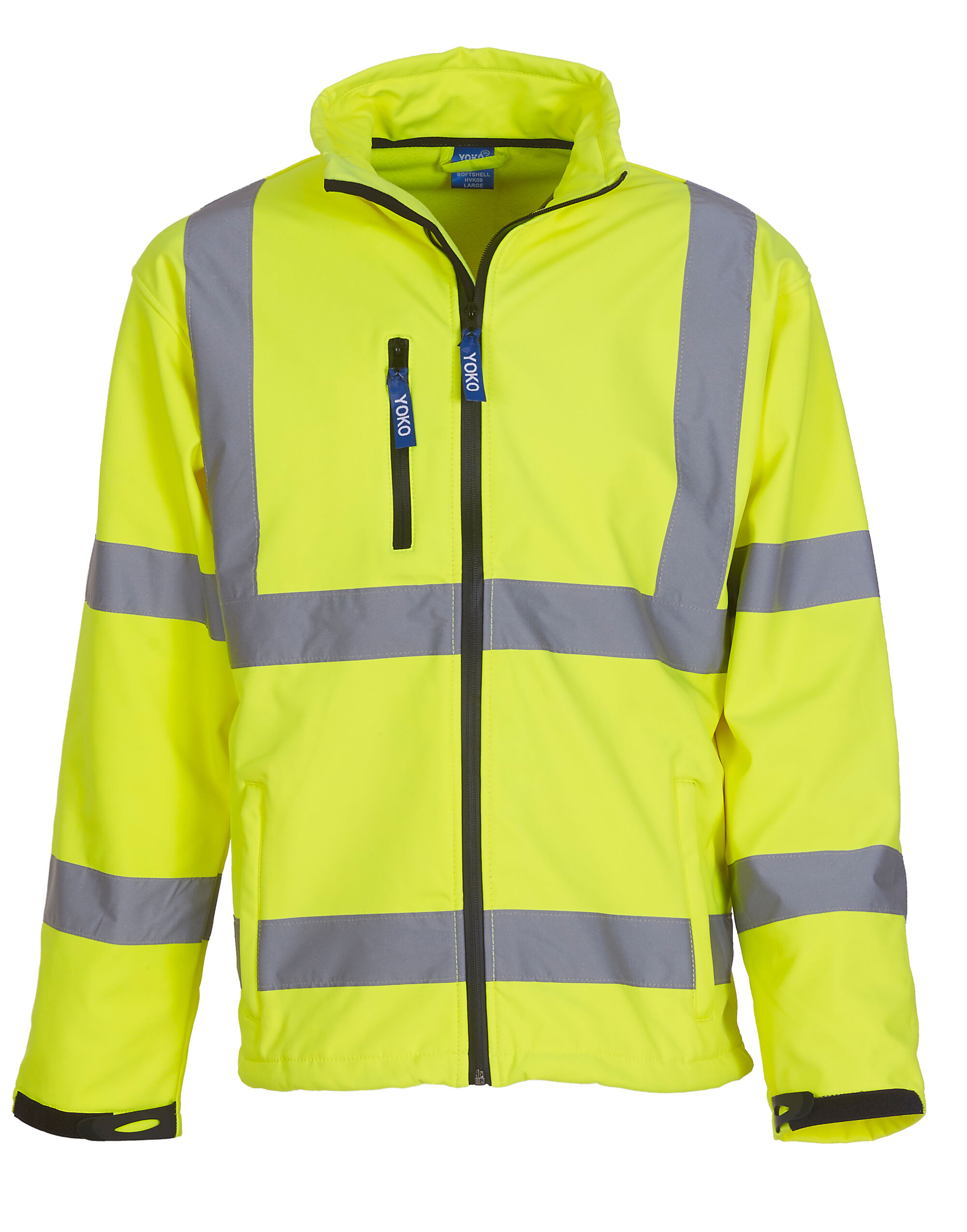 HVK09 Hi-Vis Yellow Hi-Vis Softshell Jacket