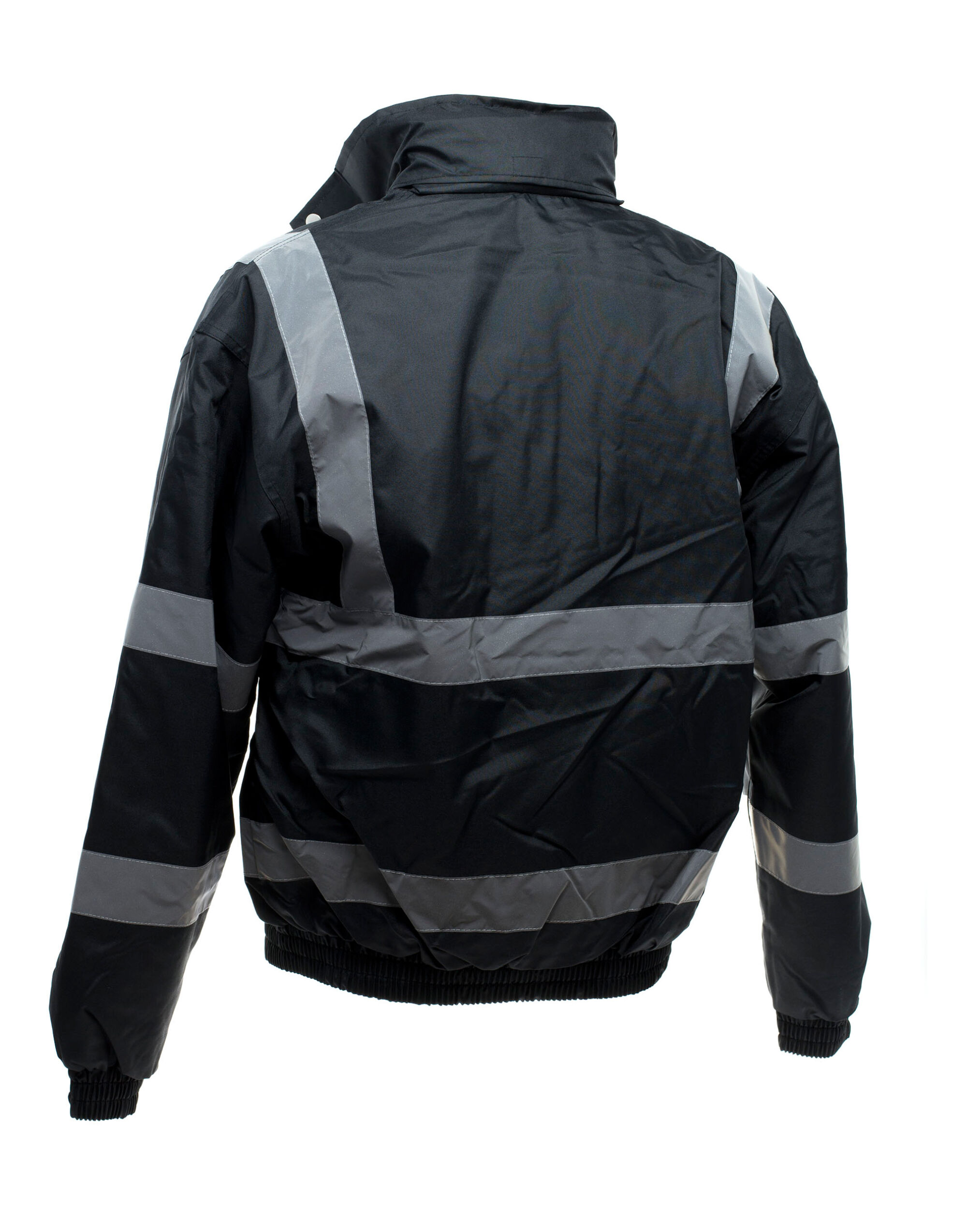 HVP211 Hi-Vis Classic Bomber Jacket Black