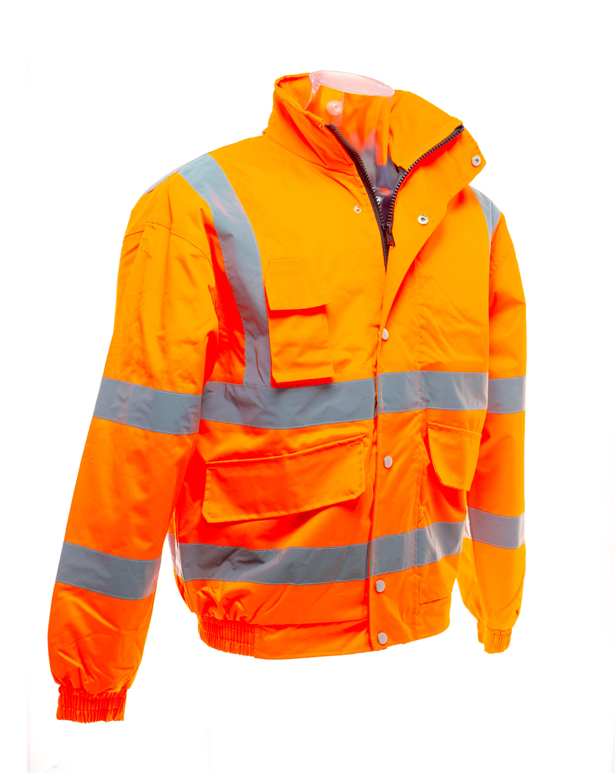 HVP211 Hi-Vis Classic Bomber Jacket Hi Vis Orange HVP211 Hi-Vis Classic Bomber Jacket Hi Vis Orange