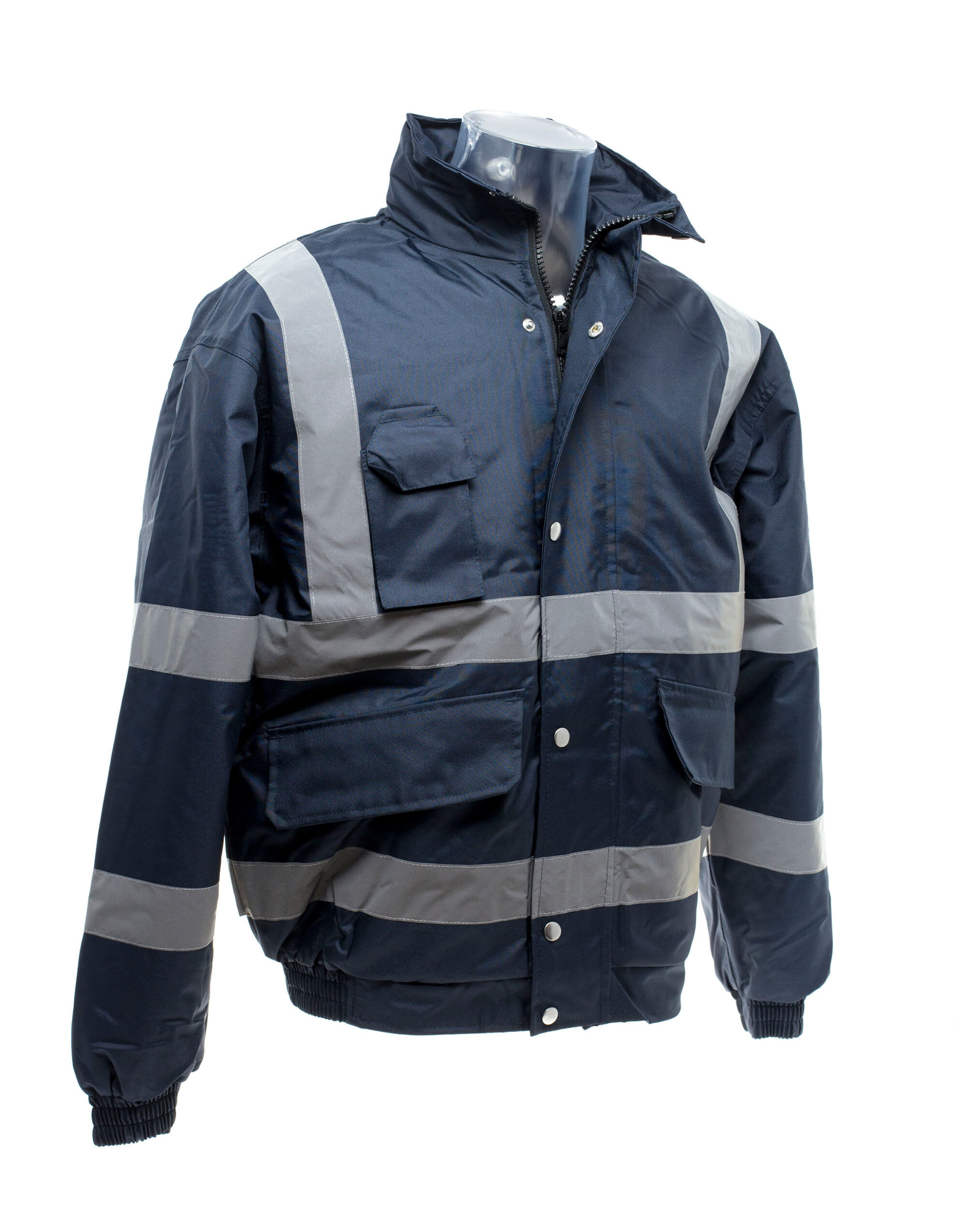 HVP211 Hi-Vis Classic Bomber Jacket Navy HVP211 Hi-Vis Classic Bomber Jacket Navy