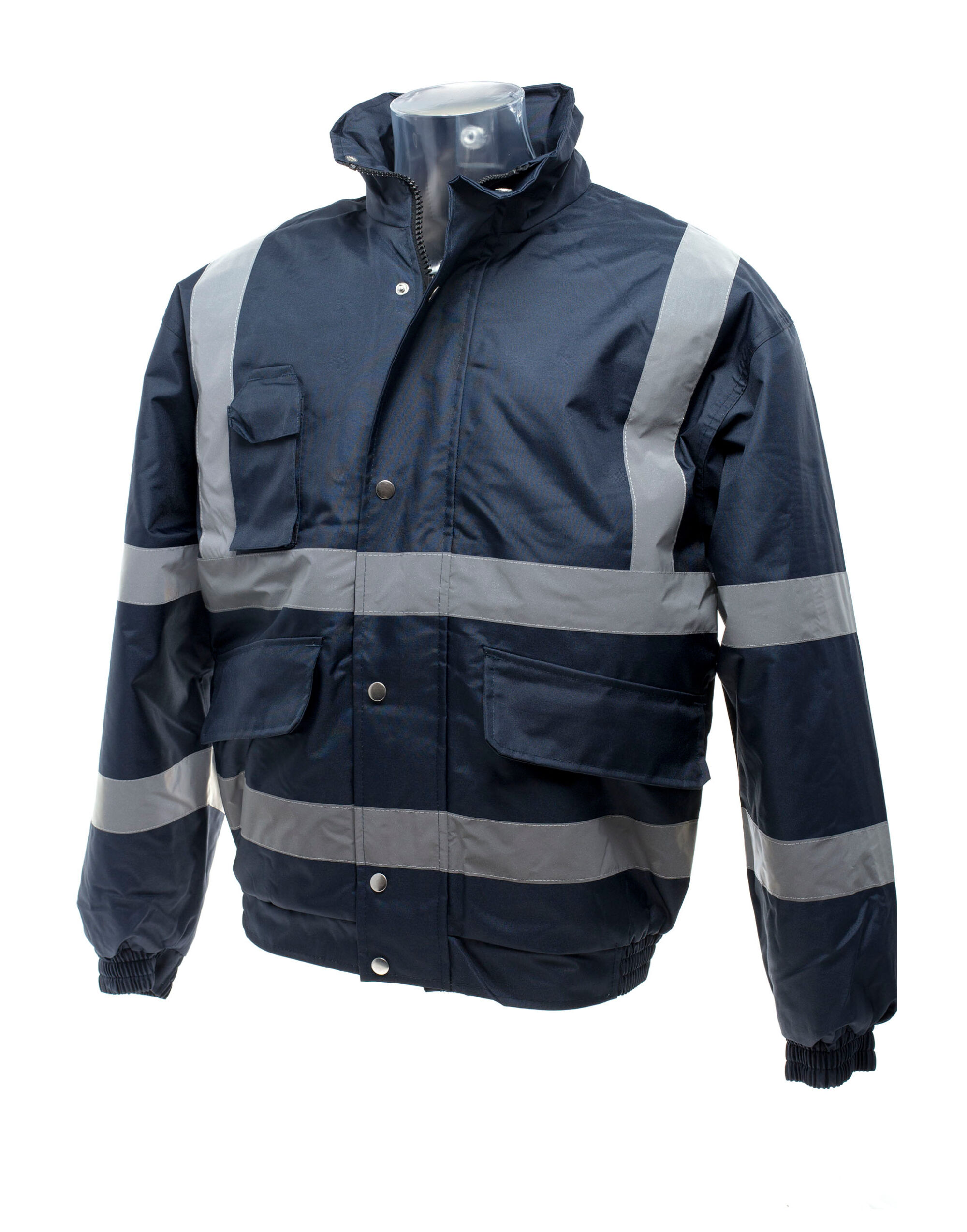 HVP211 Hi-Vis Classic Bomber Jacket Navy
