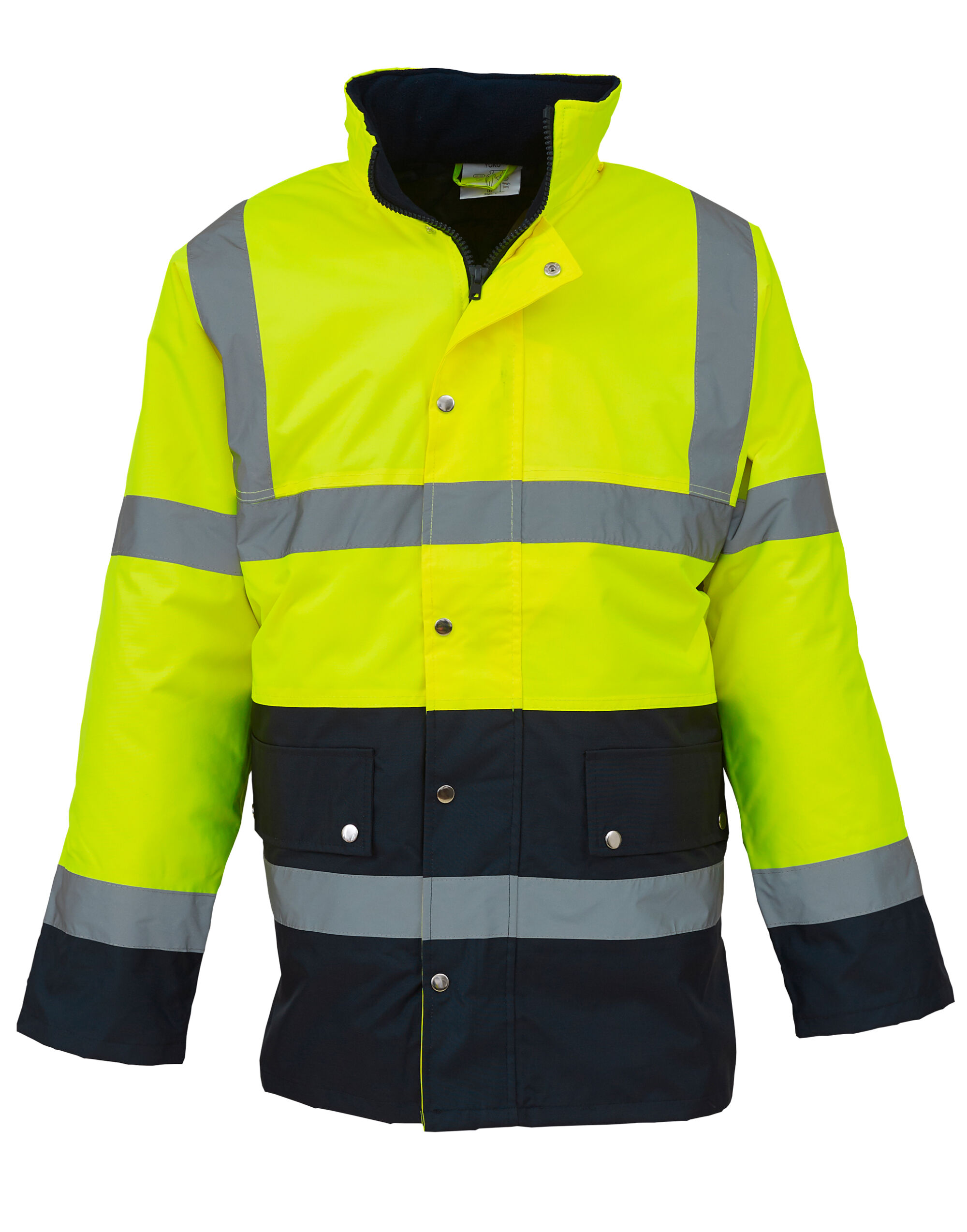 HVP302-3M Hi-Vis Two Tone Motorway Jacket Hi-Vis Yellow/Navy