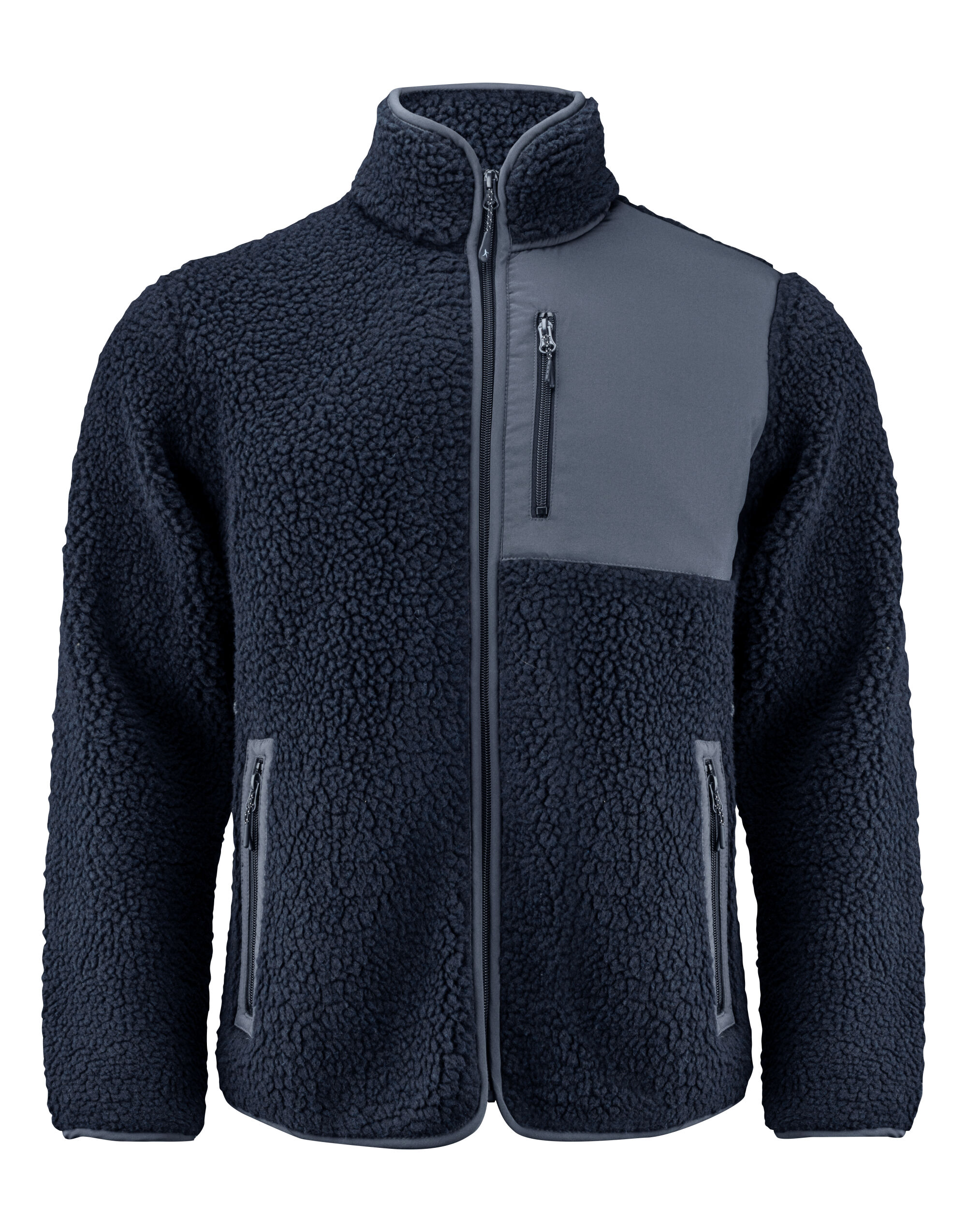 HAR2111500 Navy Kingsley Sherpa Full Zip Fleece