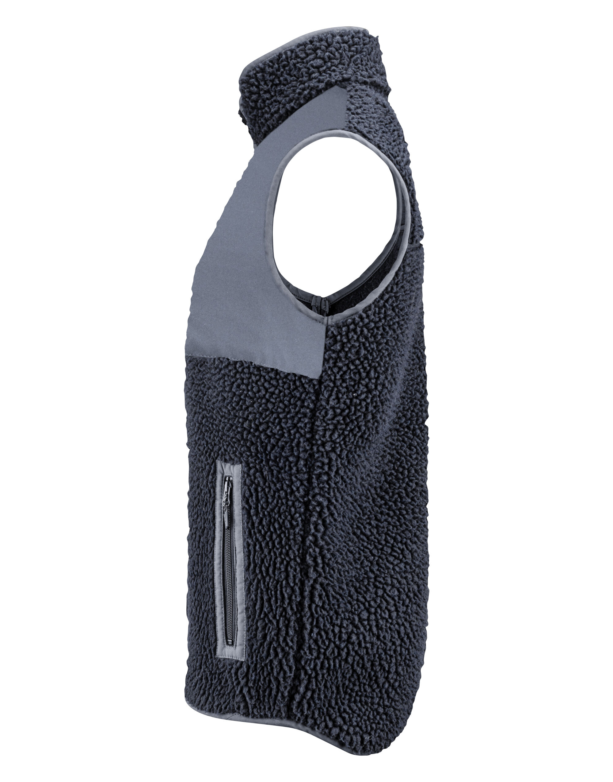 HAR2111501 Navy Kingsley Sherpa Fleece Vest