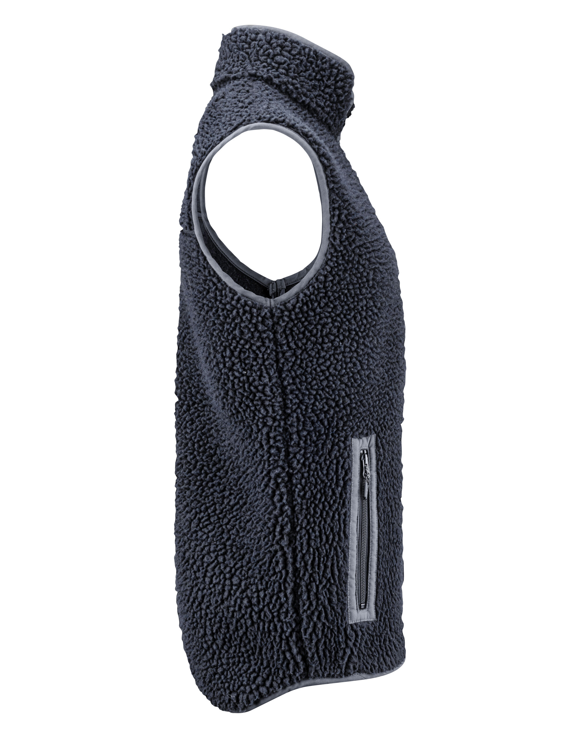 HAR2111501 Navy Kingsley Sherpa Fleece Vest