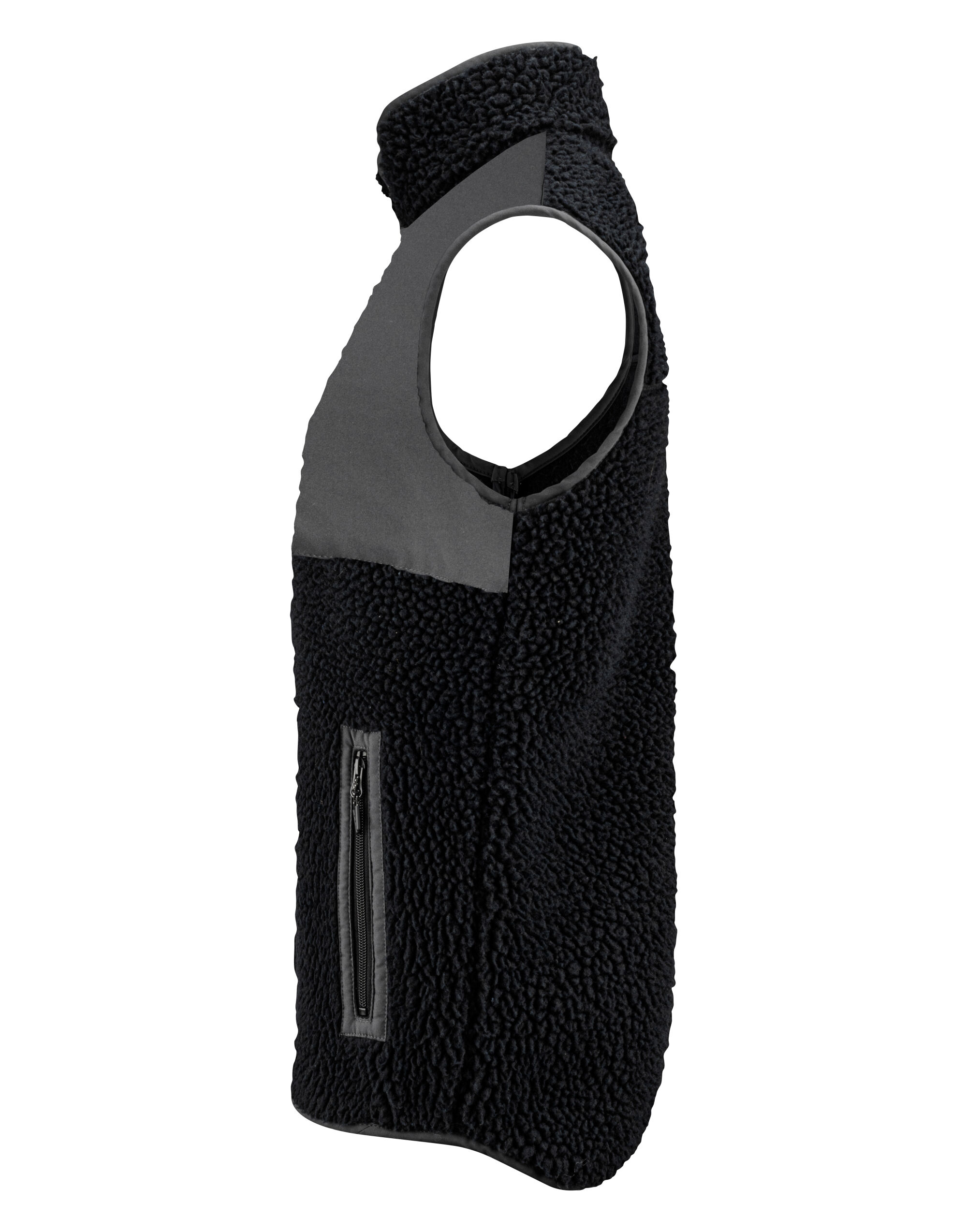 HAR2111501 Black Kingsley Sherpa Fleece Vest