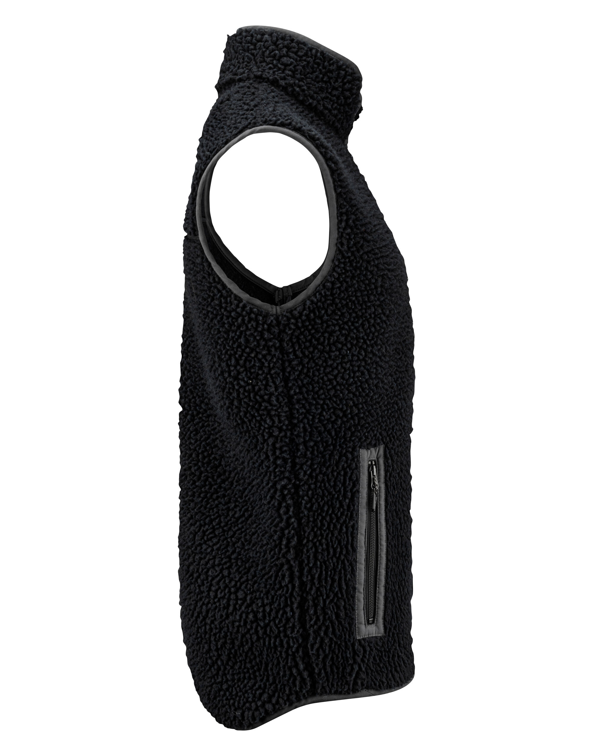 HAR2111501 Black Kingsley Sherpa Fleece Vest