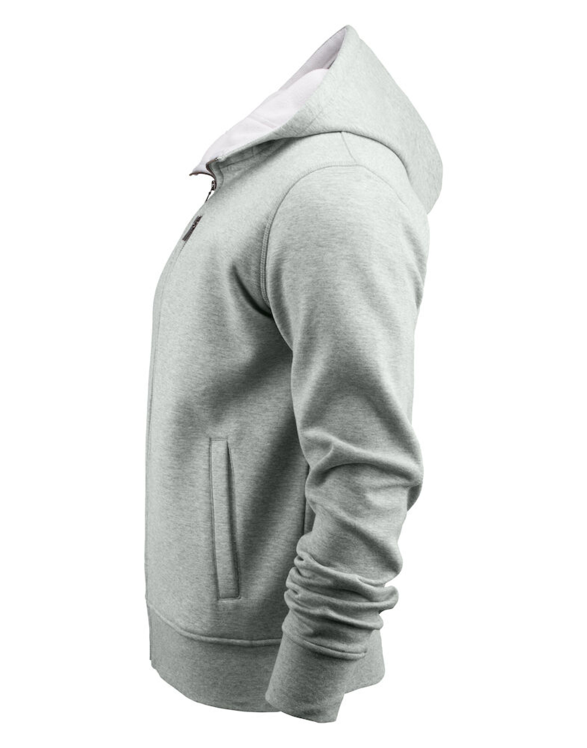 HAR2111033 Parkwick Full Zip Hood Grey Melange