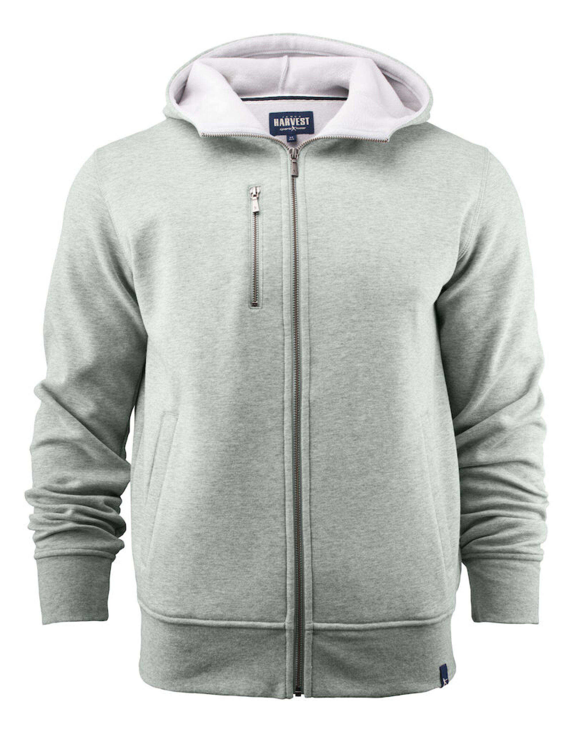 HAR2111033 Grey Melange Parkwick Full Zip Hood