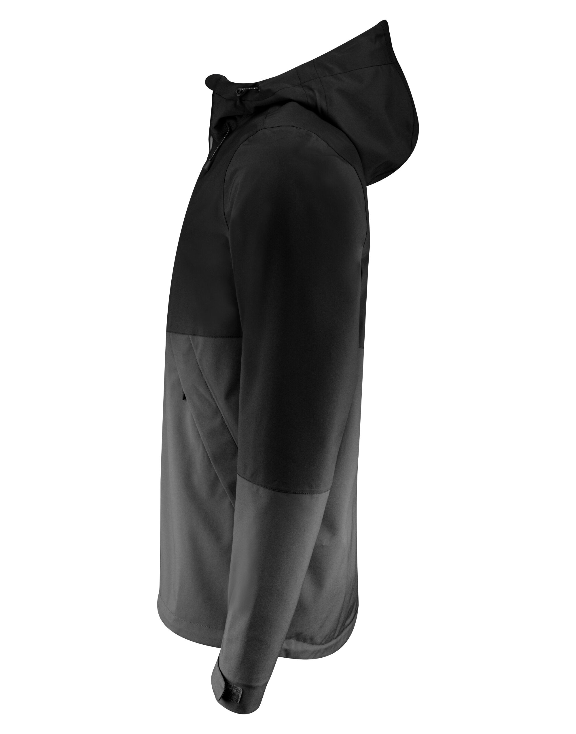 HAR2111041 Black Northville Two-Tone Shell Jacket