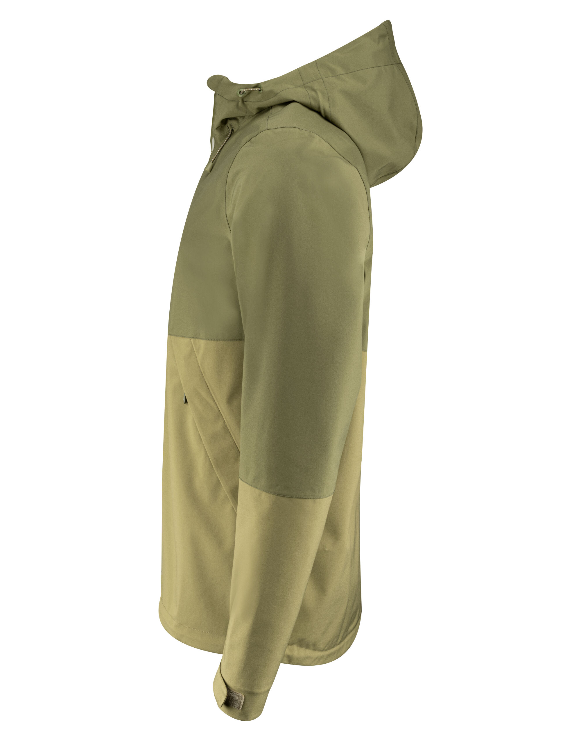 HAR2111041 Moss Green Northville Two-Tone Shell Jacket