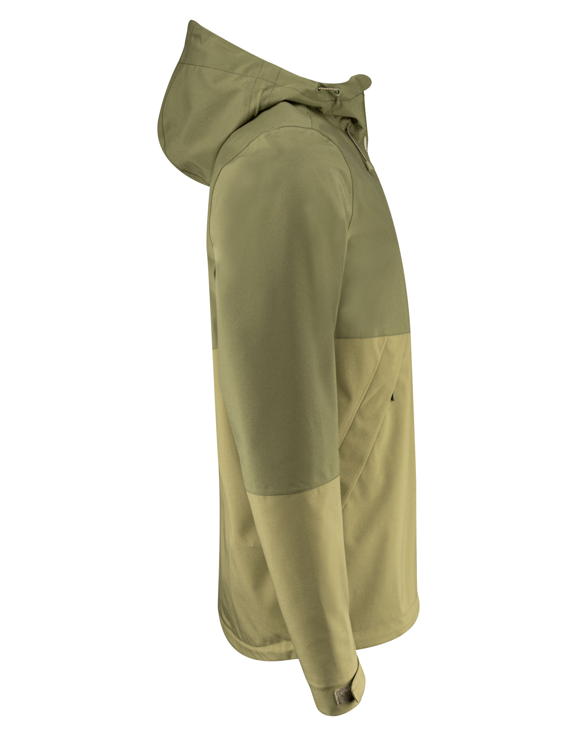 HAR2111041 Moss Green Northville Two-Tone Shell Jacket