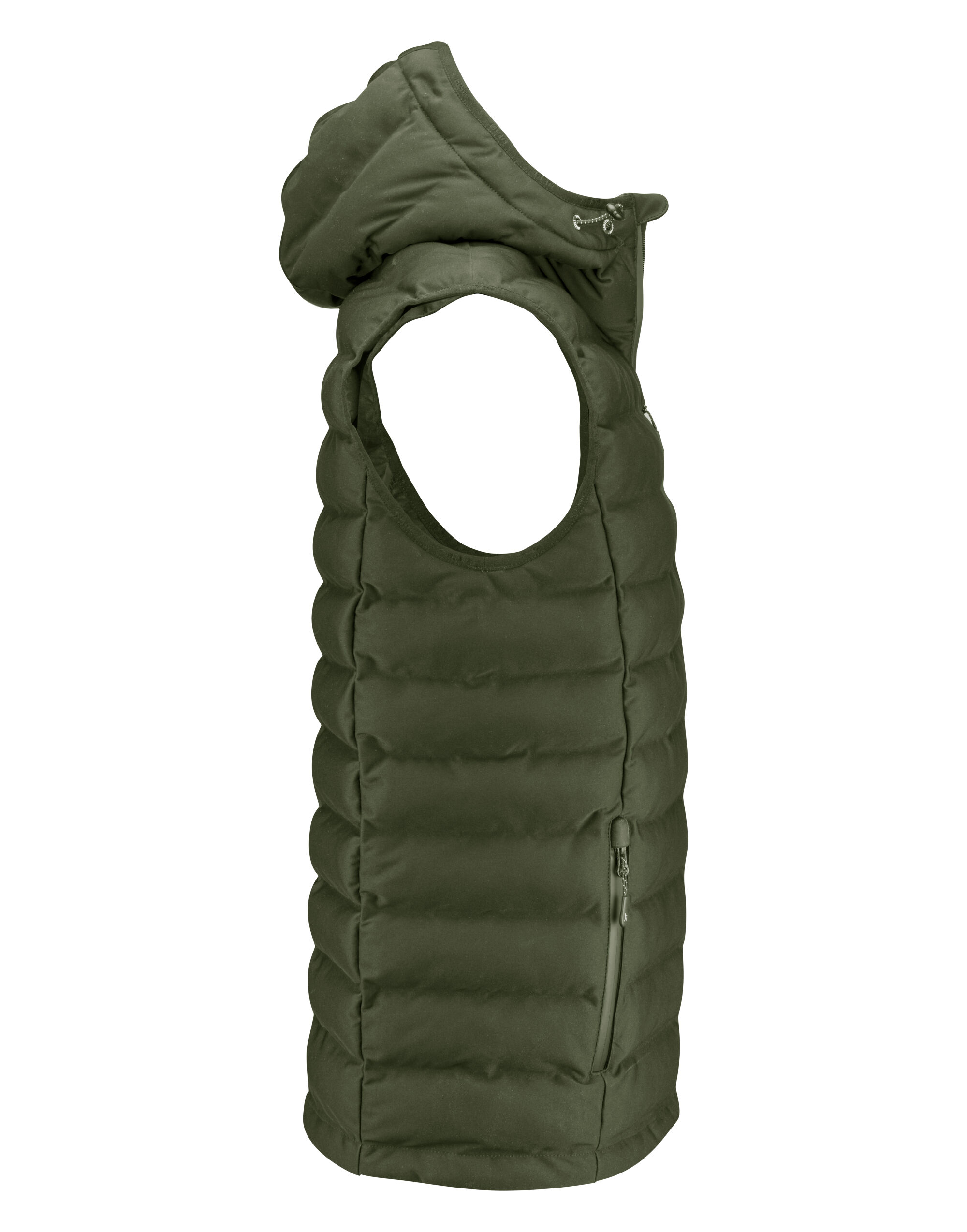 HAR2111043 Woodlake Heights Padded Vest Moss Green