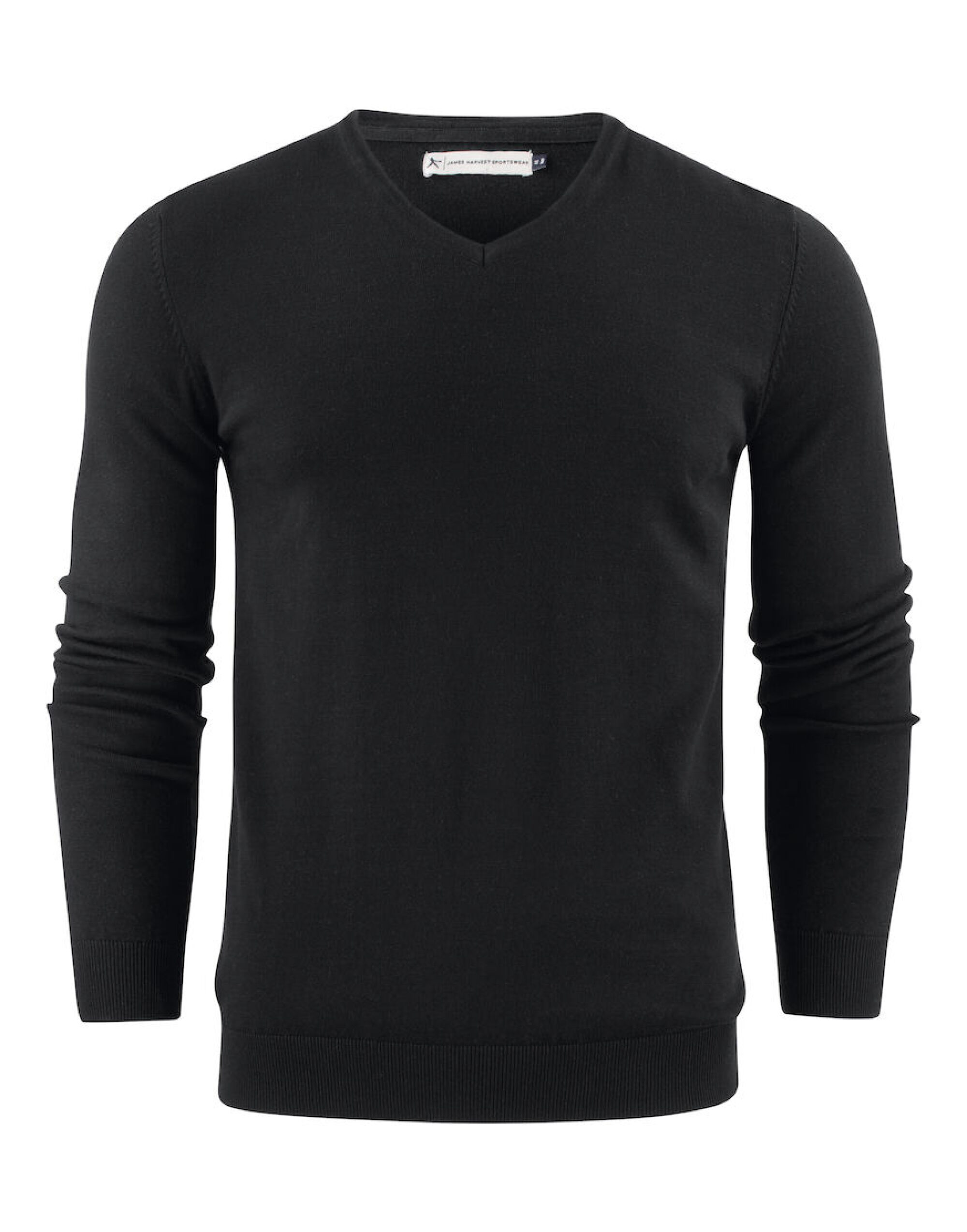 HAR2112507 Ashland V-Neck Knit Sweat Black HAR2112507 Ashland V-Neck Knit Sweat Black