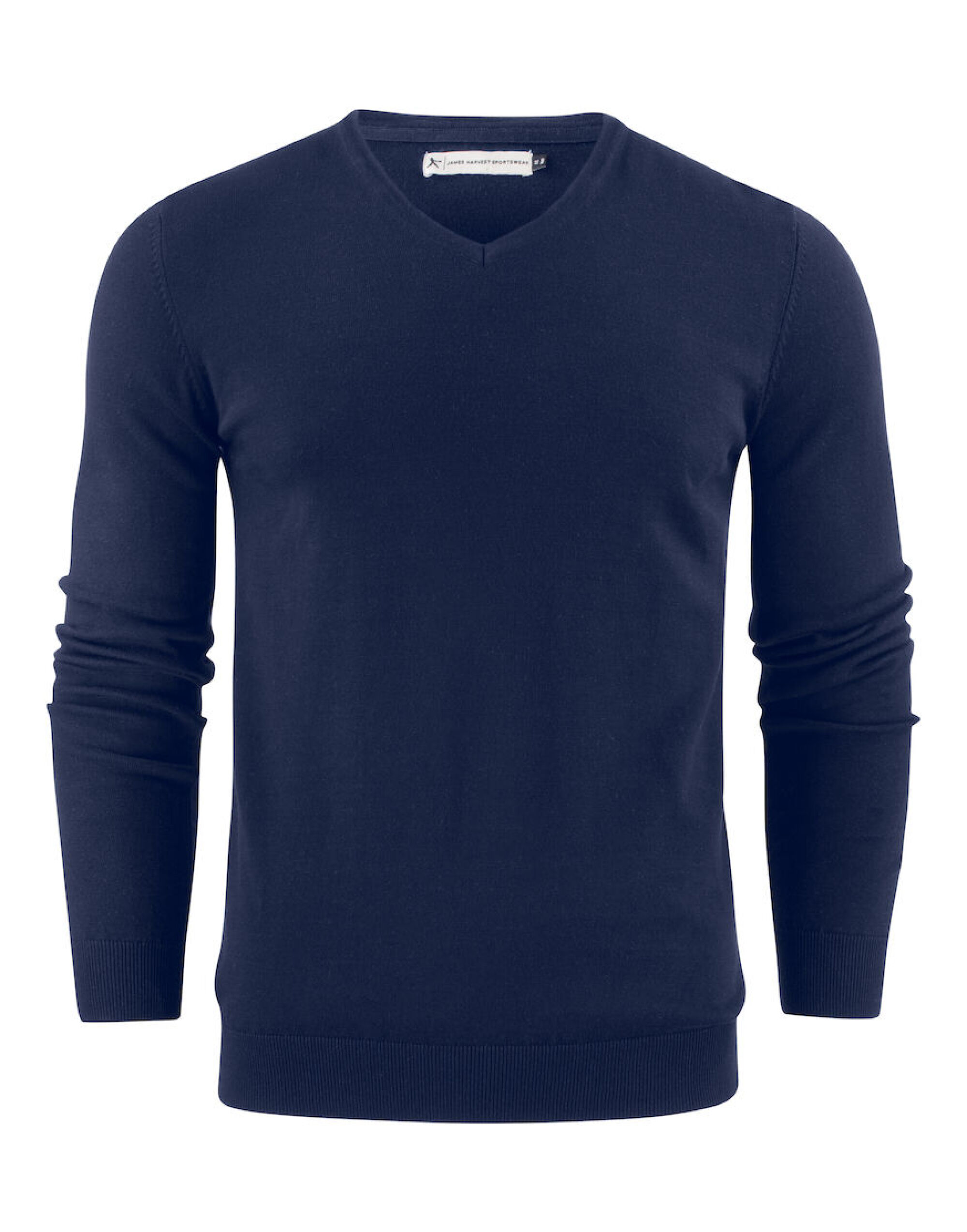 HAR2112507 Navy Ashland V-Neck Knit Sweat