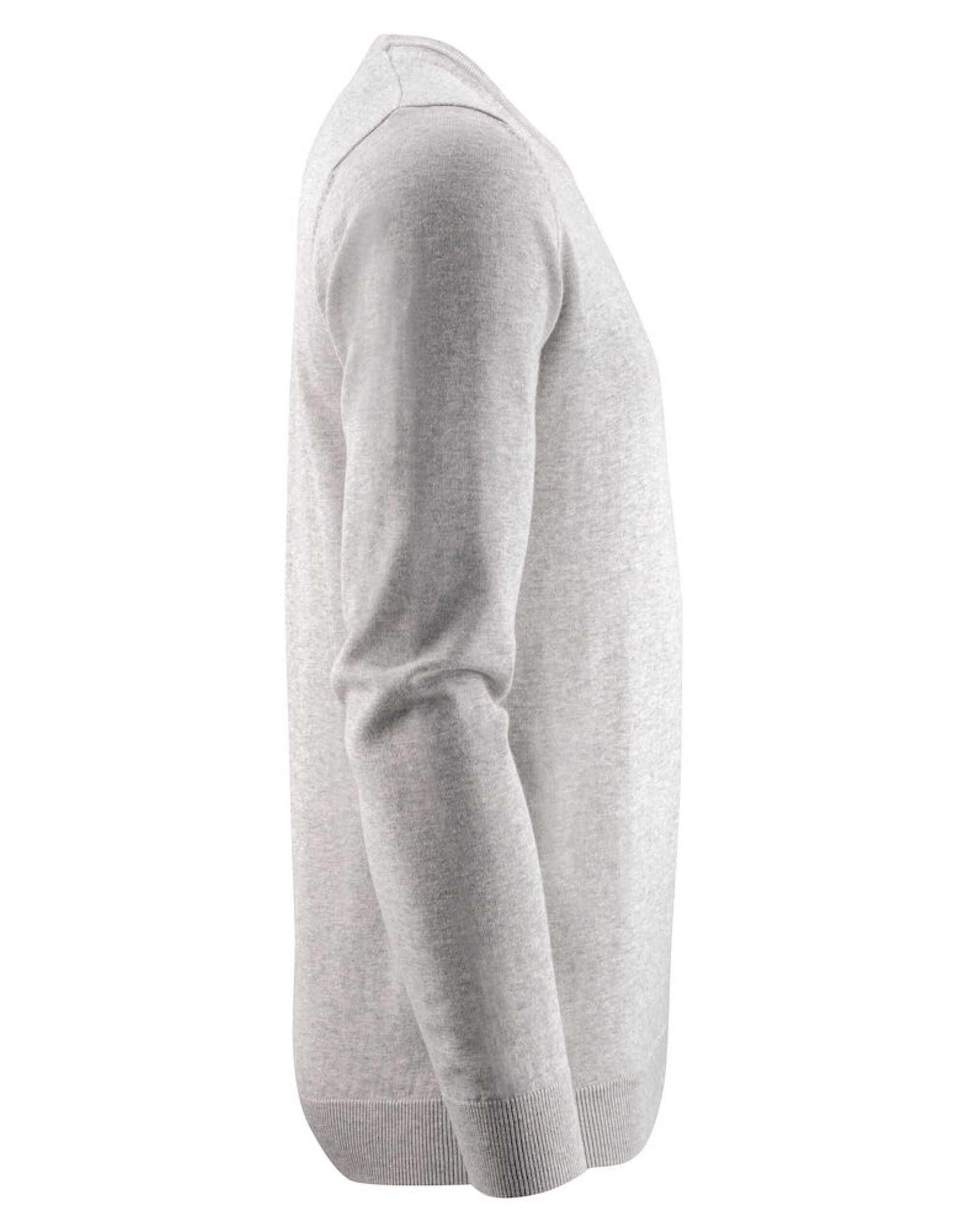 HAR2112512 Grey Melange Ashland U-Neck Knit Sweat