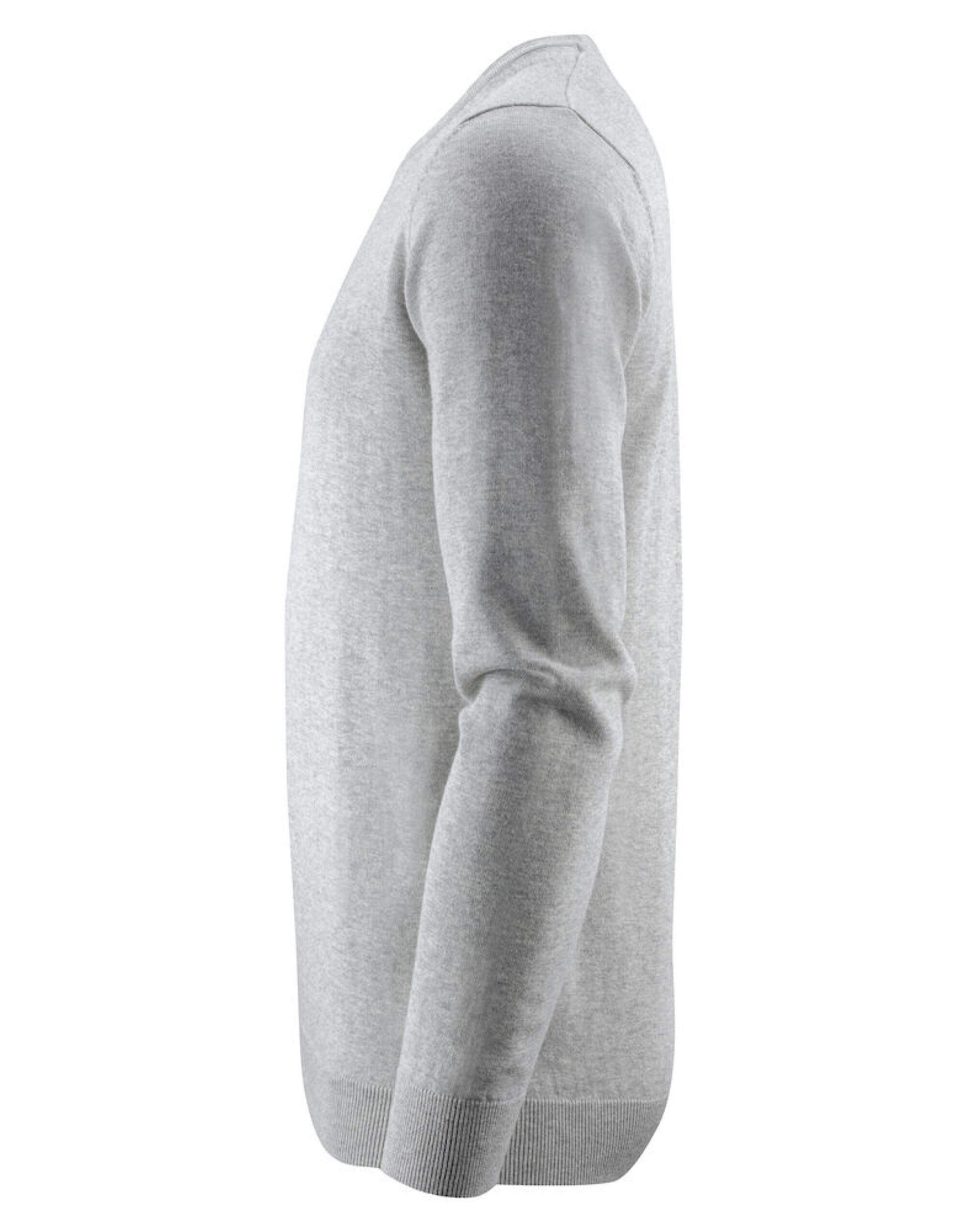 HAR2112512 Grey Melange Ashland U-Neck Knit Sweat