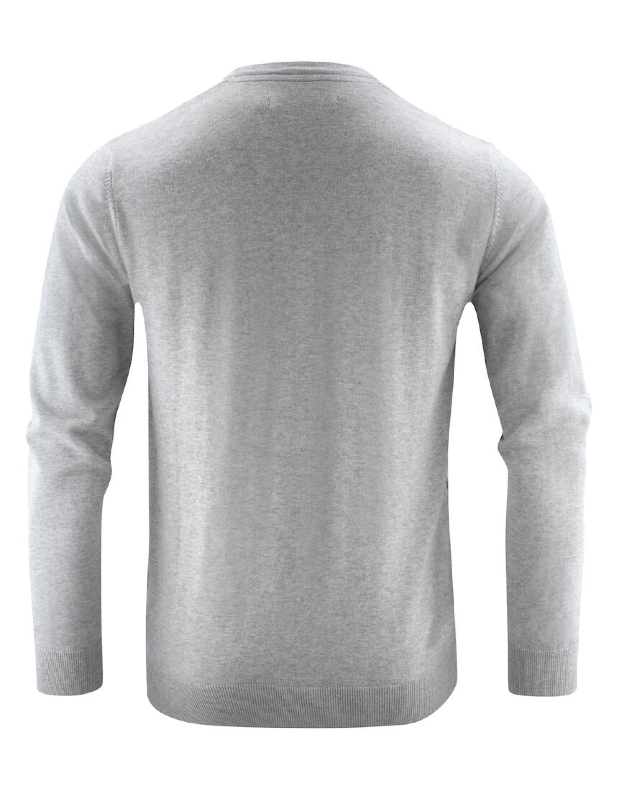 HAR2112512 Grey Melange Ashland U-Neck Knit Sweat