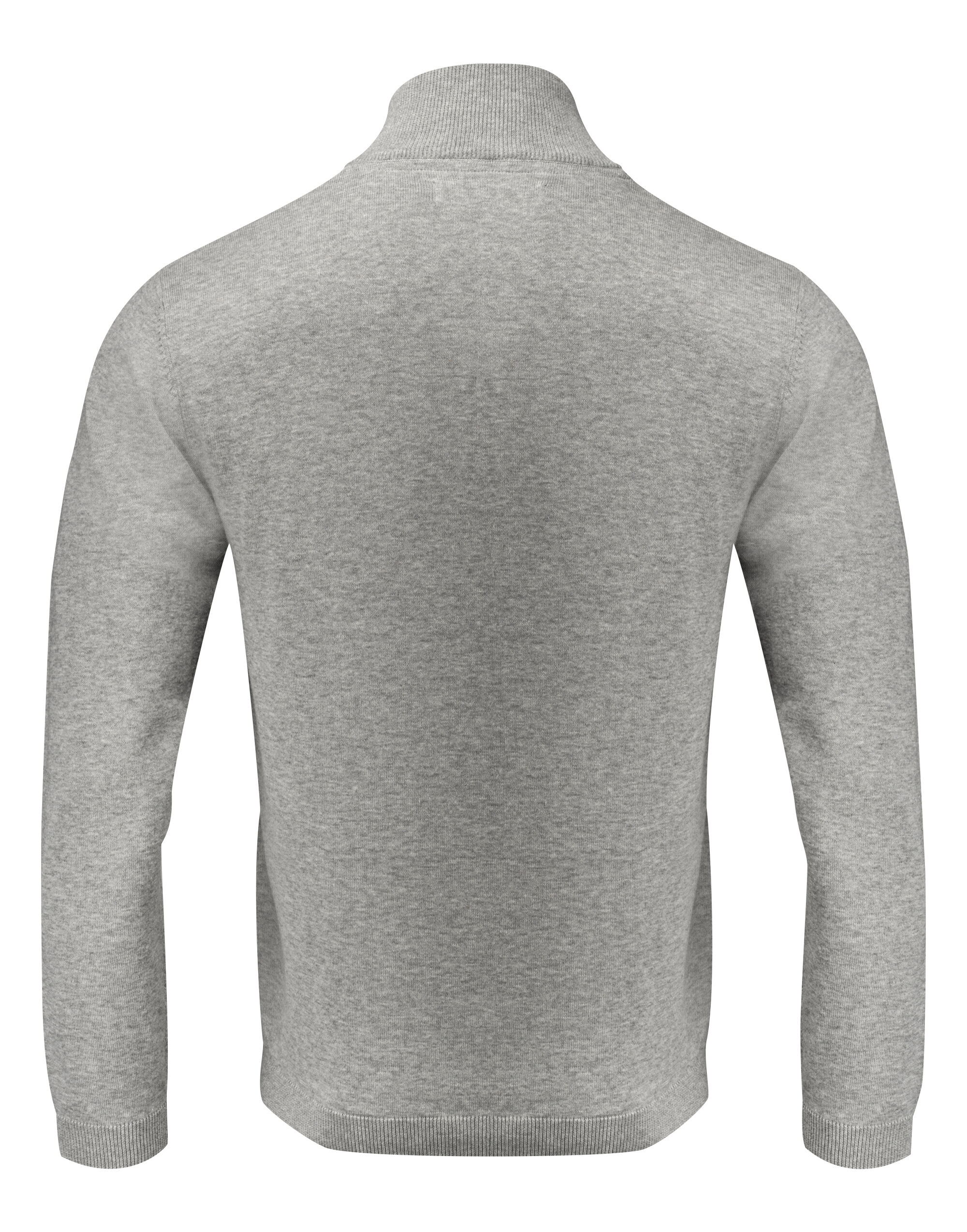 HAR2112514 Grey Melange Ashland Knitted Cardigan