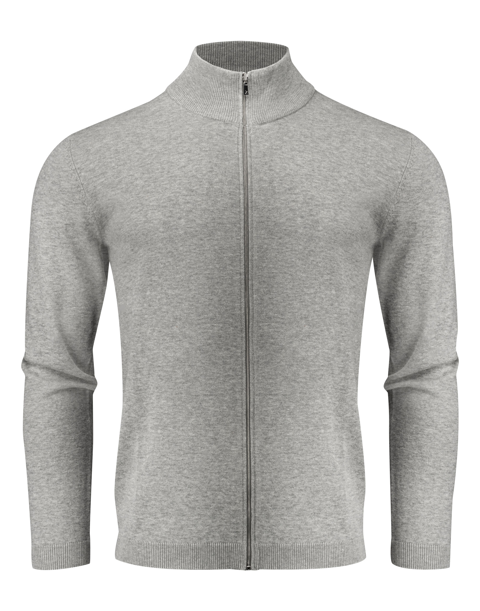 HAR2112514 Grey Melange Ashland Knitted Cardigan