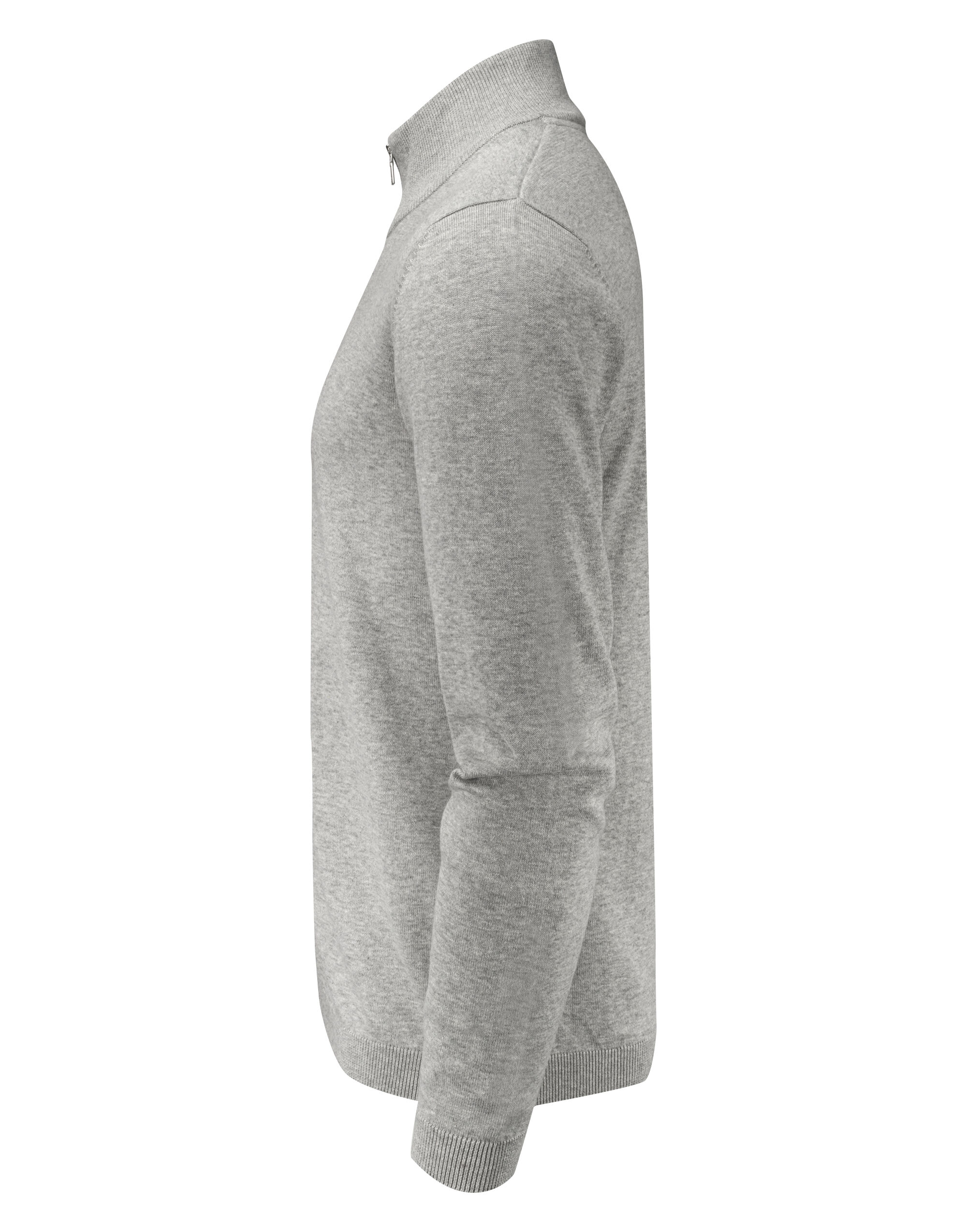 HAR2112514 Grey Melange Ashland Knitted Cardigan