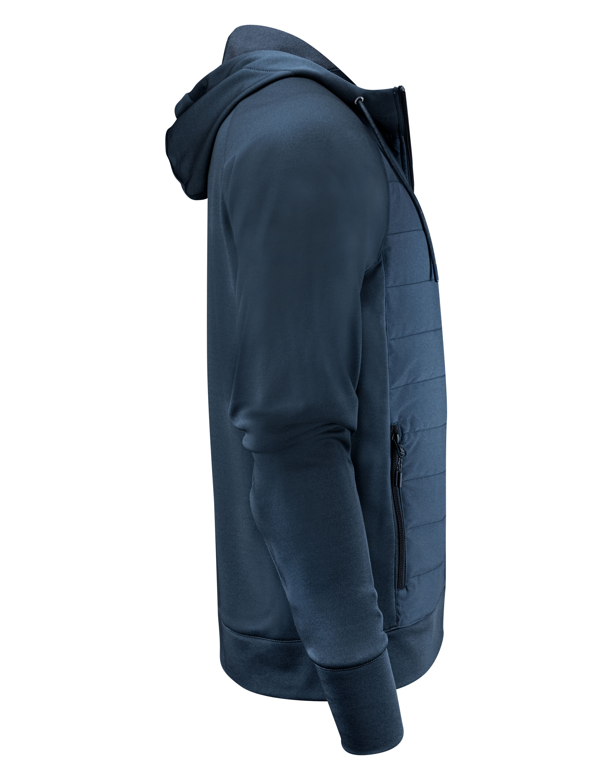 HAR2112032 Navy Keyport Full Zip Hooded Hybrid Jacket