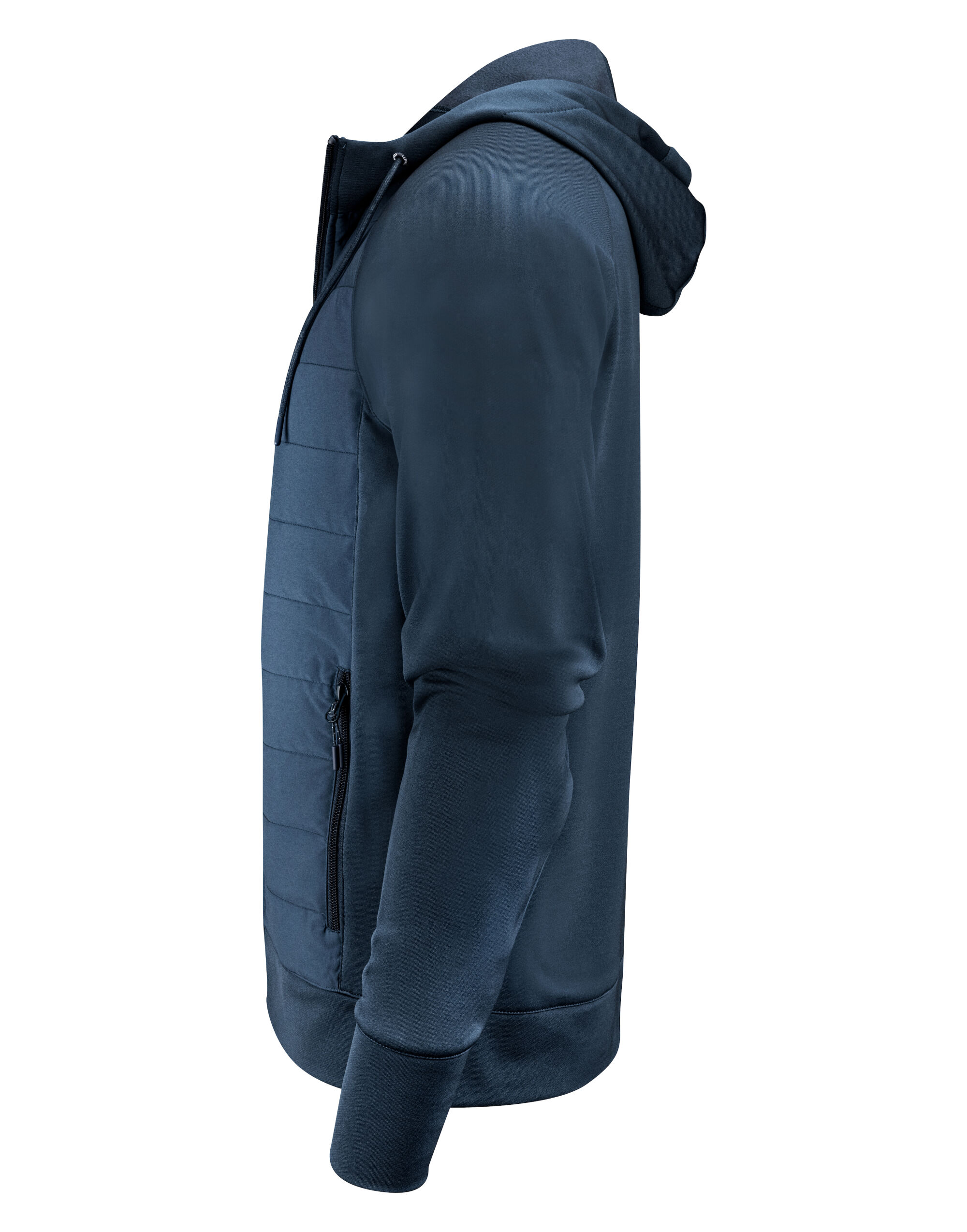 HAR2112032 Navy Keyport Full Zip Hooded Hybrid Jacket