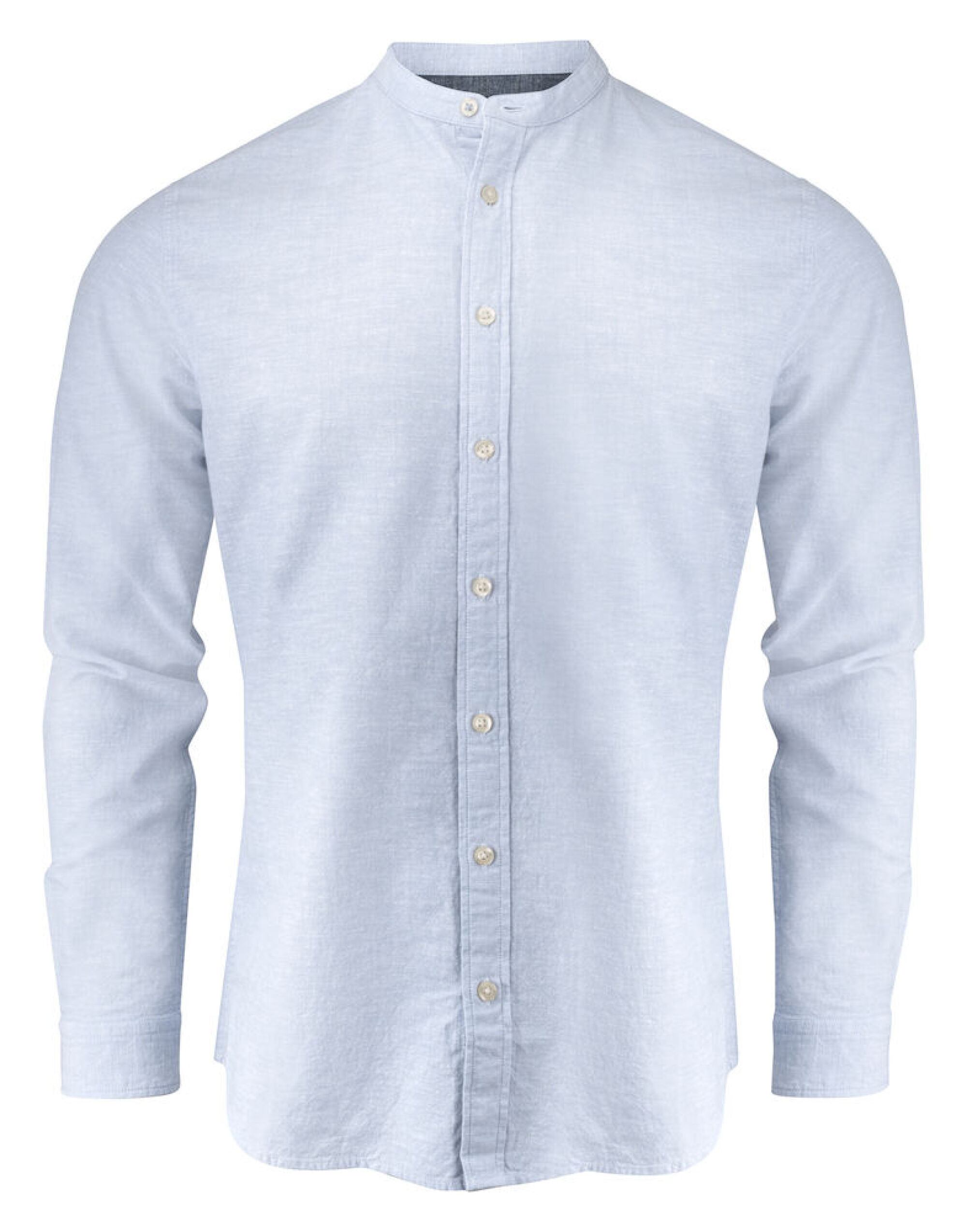HAR2113041 Light Blue Townsend Linen-Blend Shirt HAR2113041 Light Blue Townsend Linen-Blend Shirt