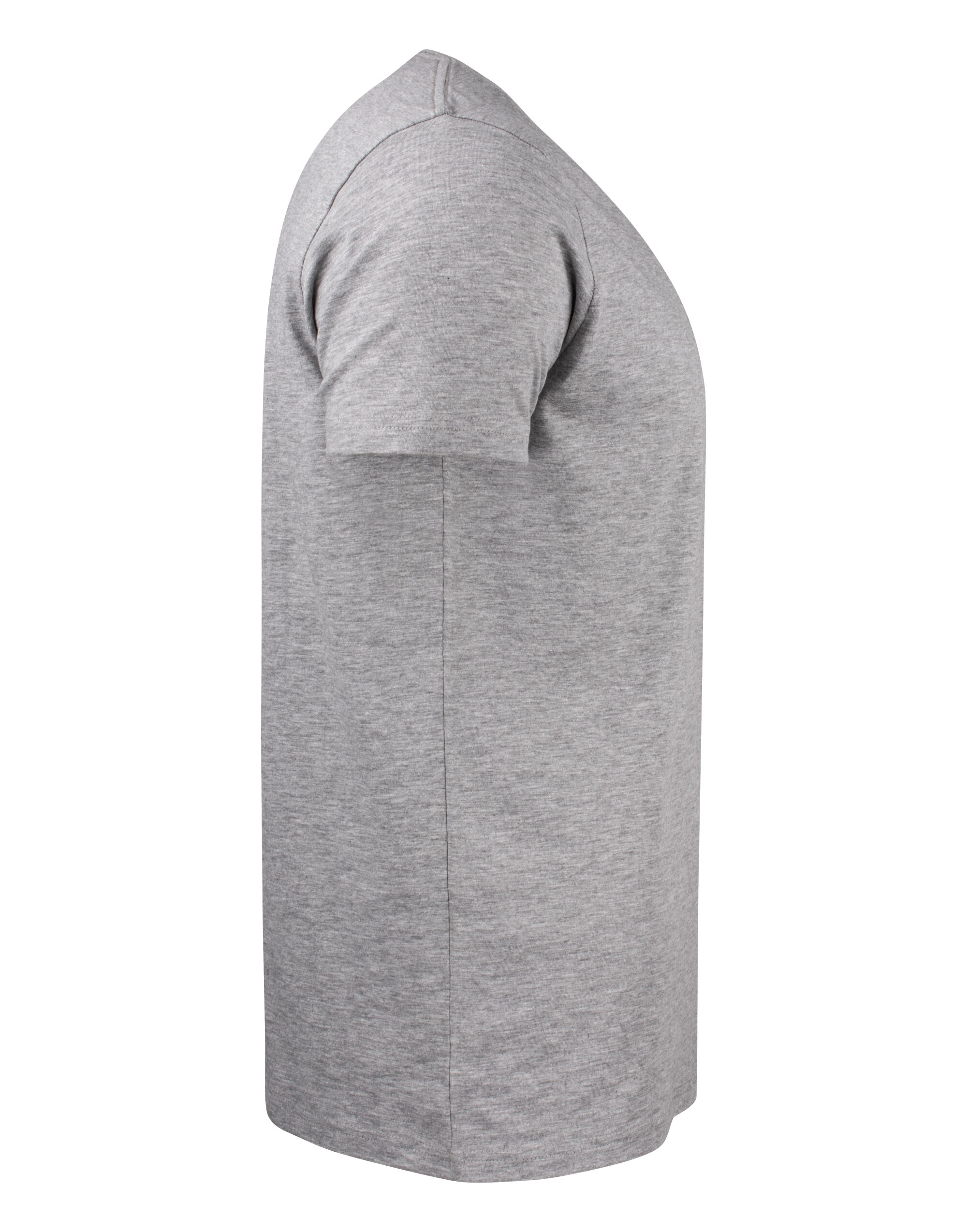 HAR2114005 Grey Melange Twoville Crew Neck T-Shirt