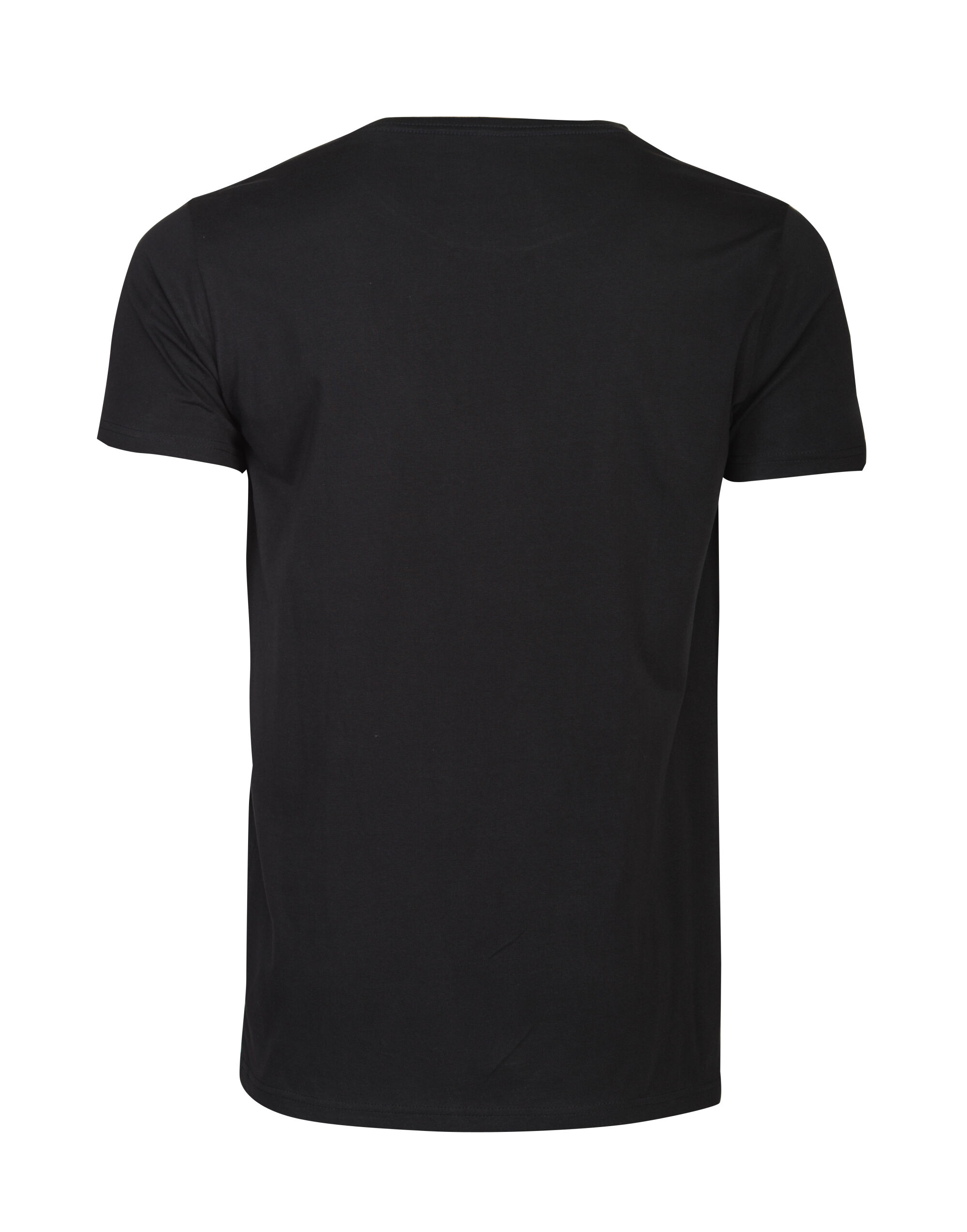 HAR2114005 Black Twoville Crew Neck T-Shirt