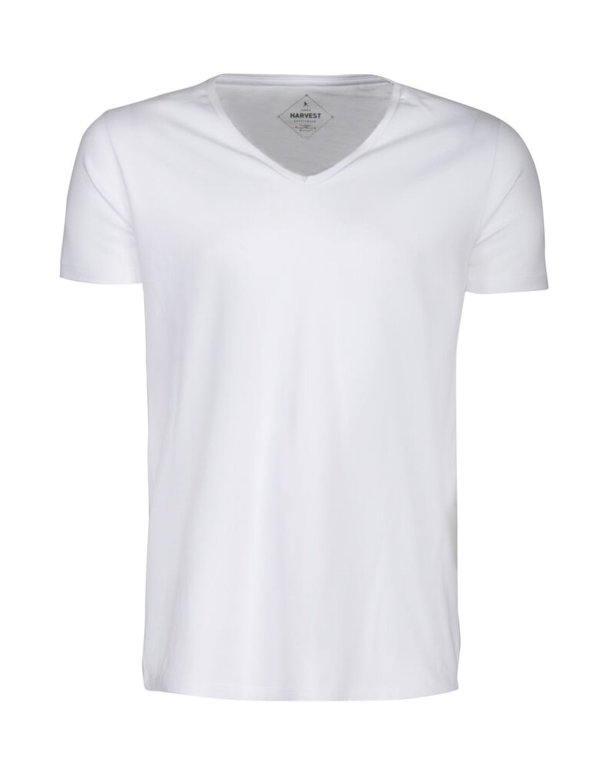 HAR2114006 White Whailford V-Neck T-Shirt