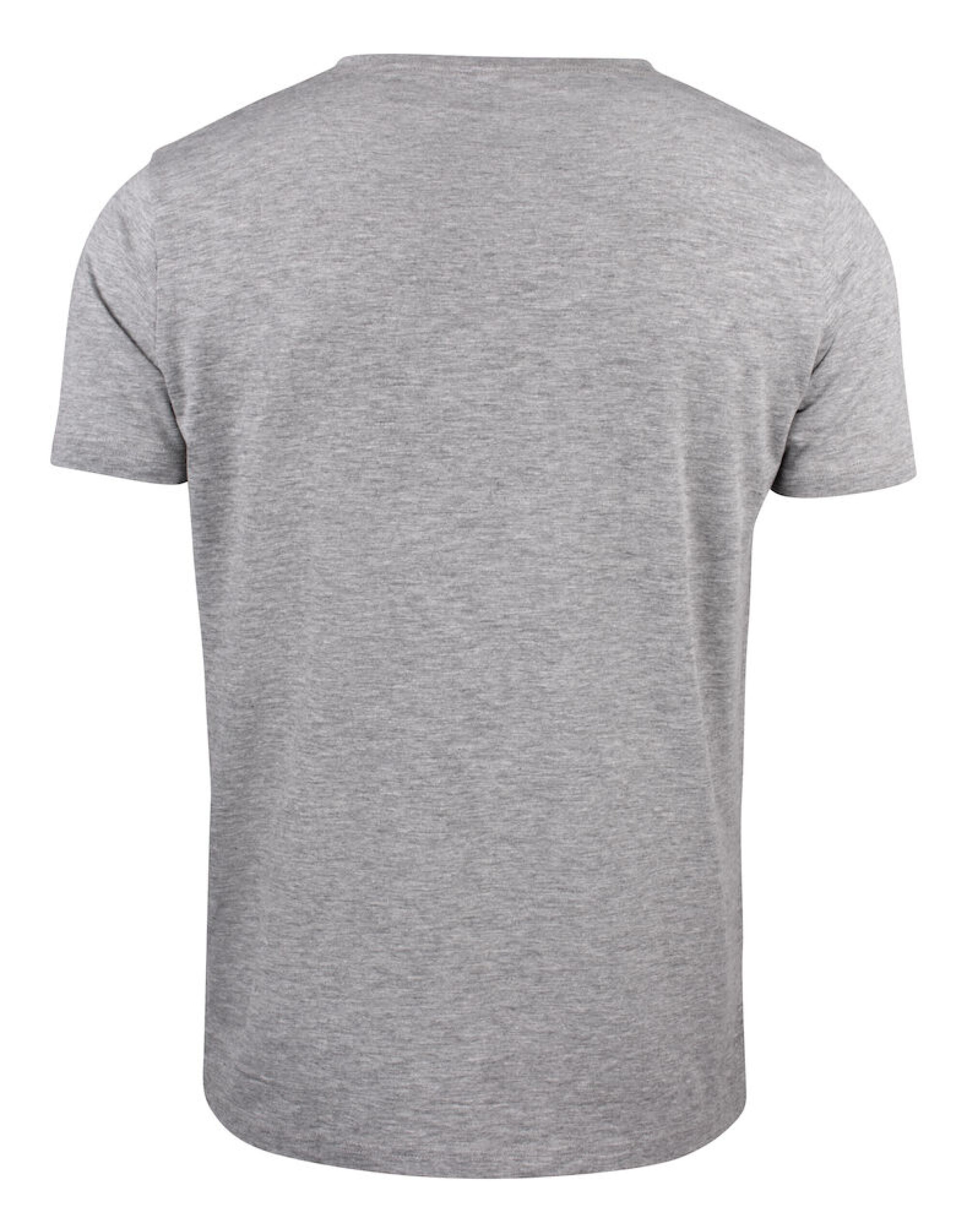 HAR2114006 Grey Melange Whailford V-Neck T-Shirt