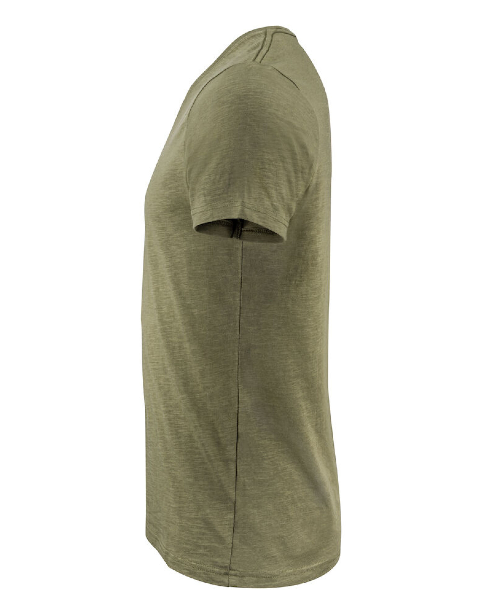 HAR2114006 Moss Green Whailford V-Neck T-Shirt