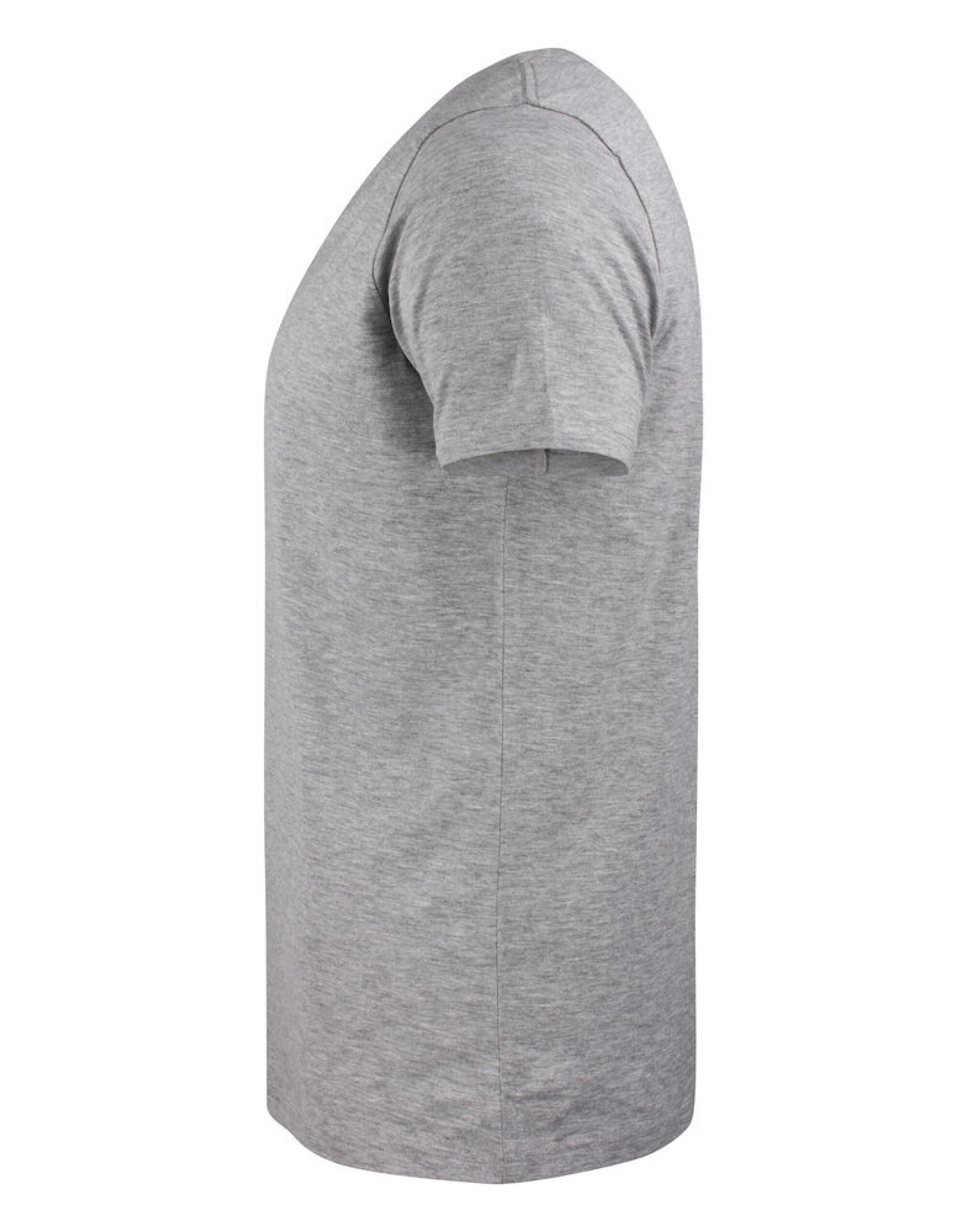 HAR2114006 Grey Melange Whailford V-Neck T-Shirt