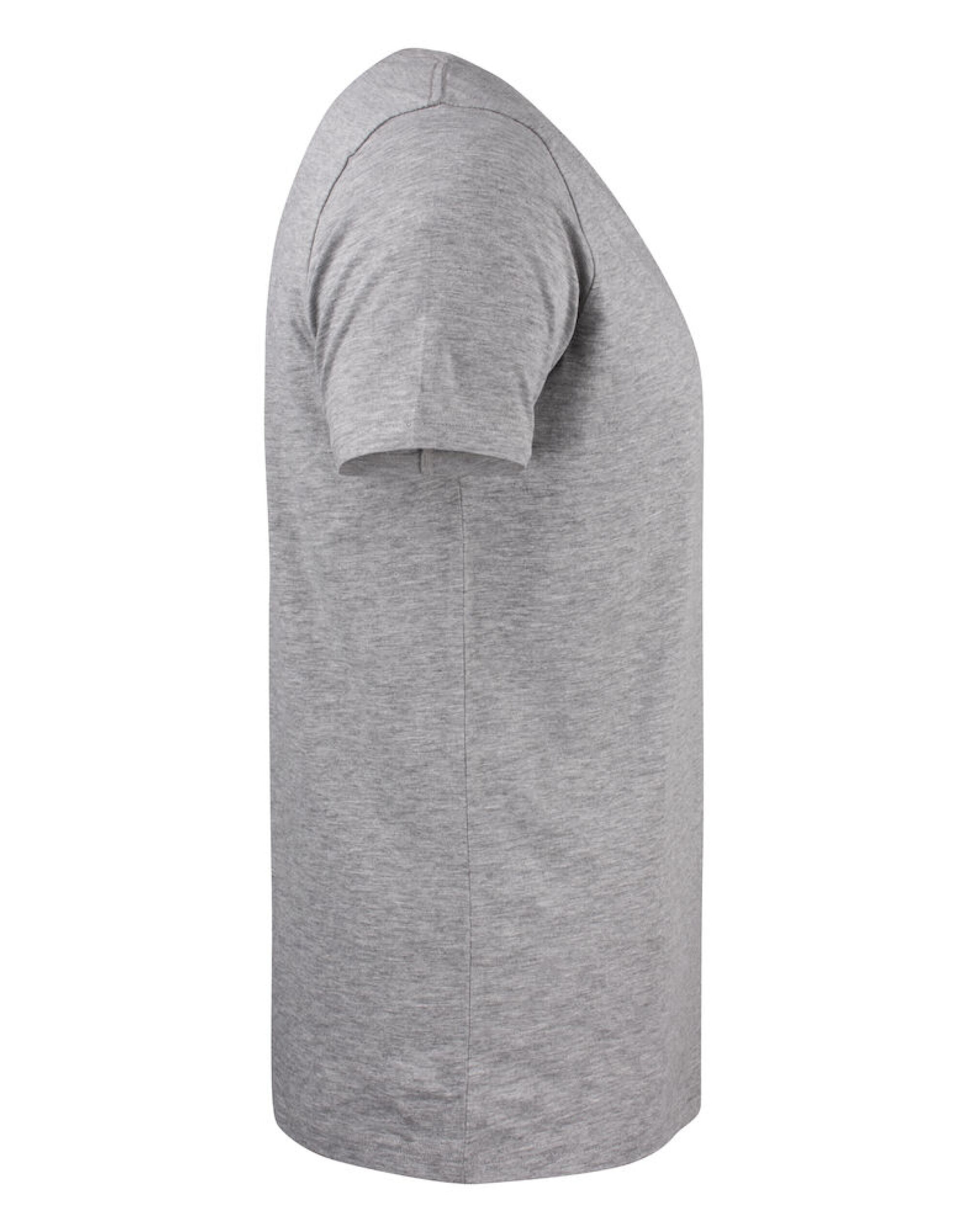 HAR2114006 Grey Melange Whailford V-Neck T-Shirt
