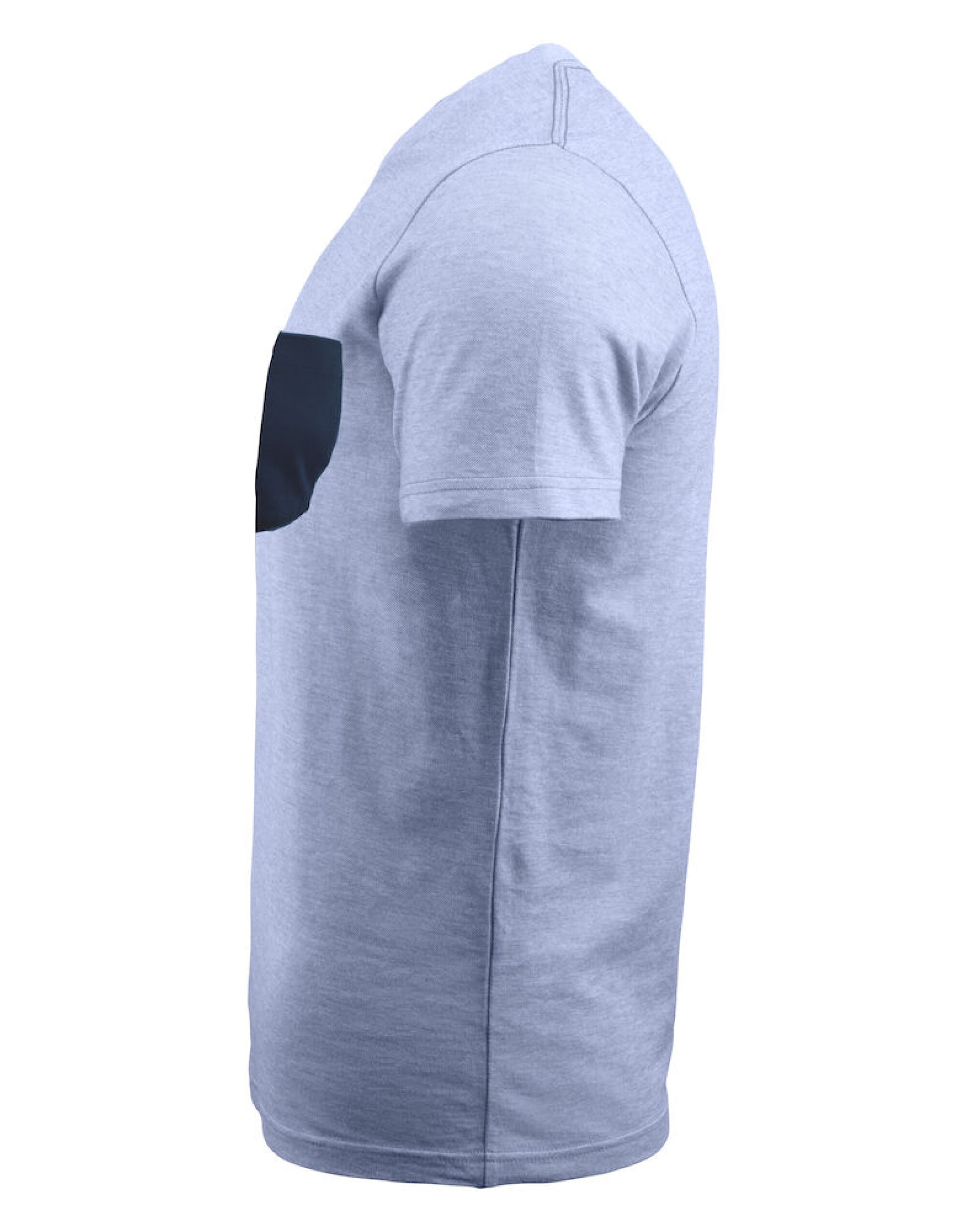 HAR2114008 Light Blue Melange Portwillow Pocket T-Shirt