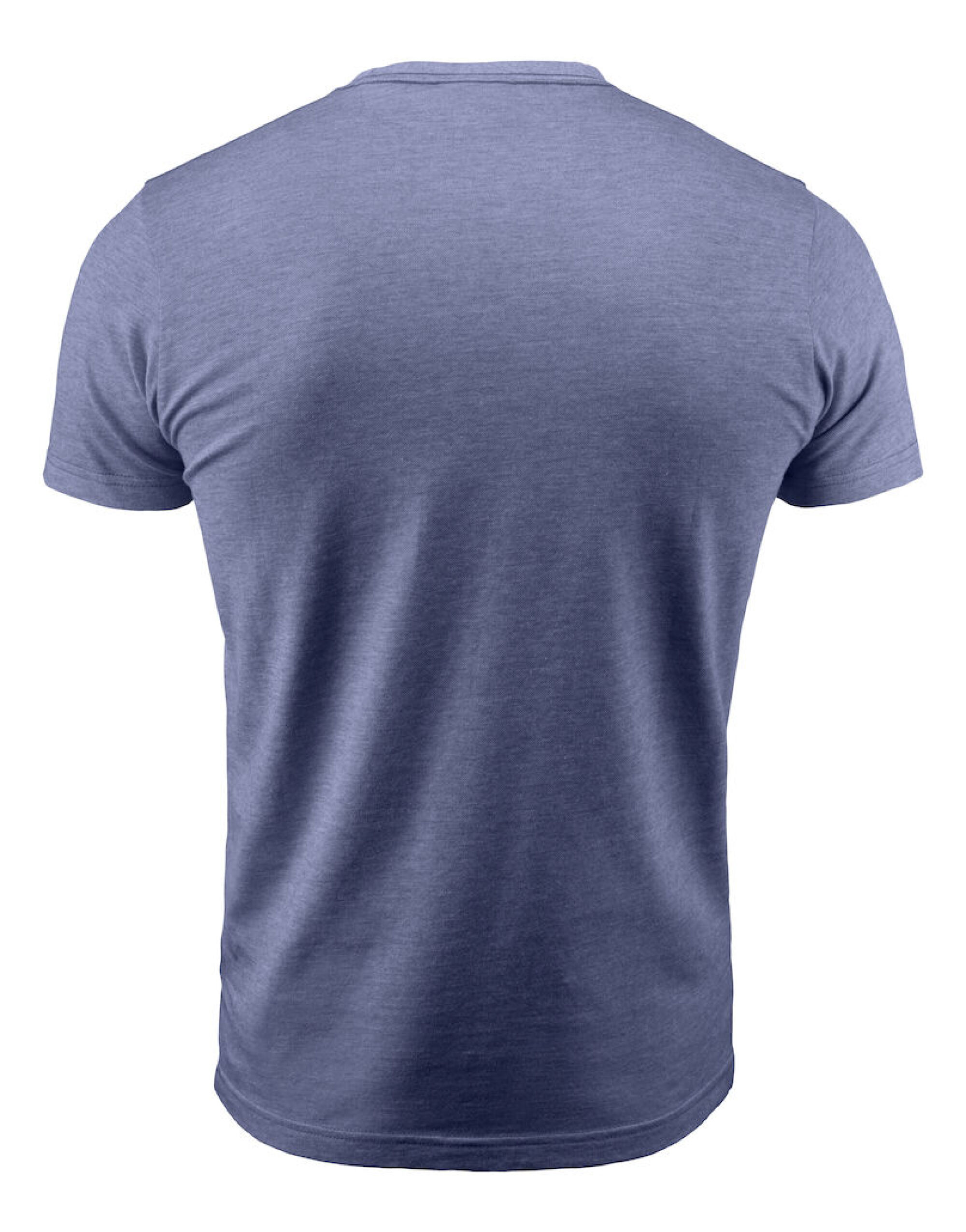HAR2114008 Dark Blue Melange Portwillow Pocket T-Shirt