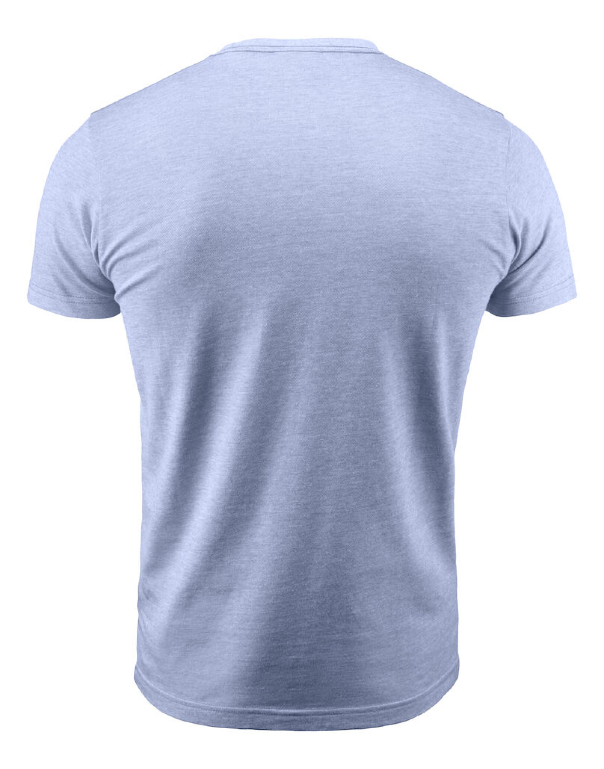 HAR2114008 Light Blue Melange Portwillow Pocket T-Shirt