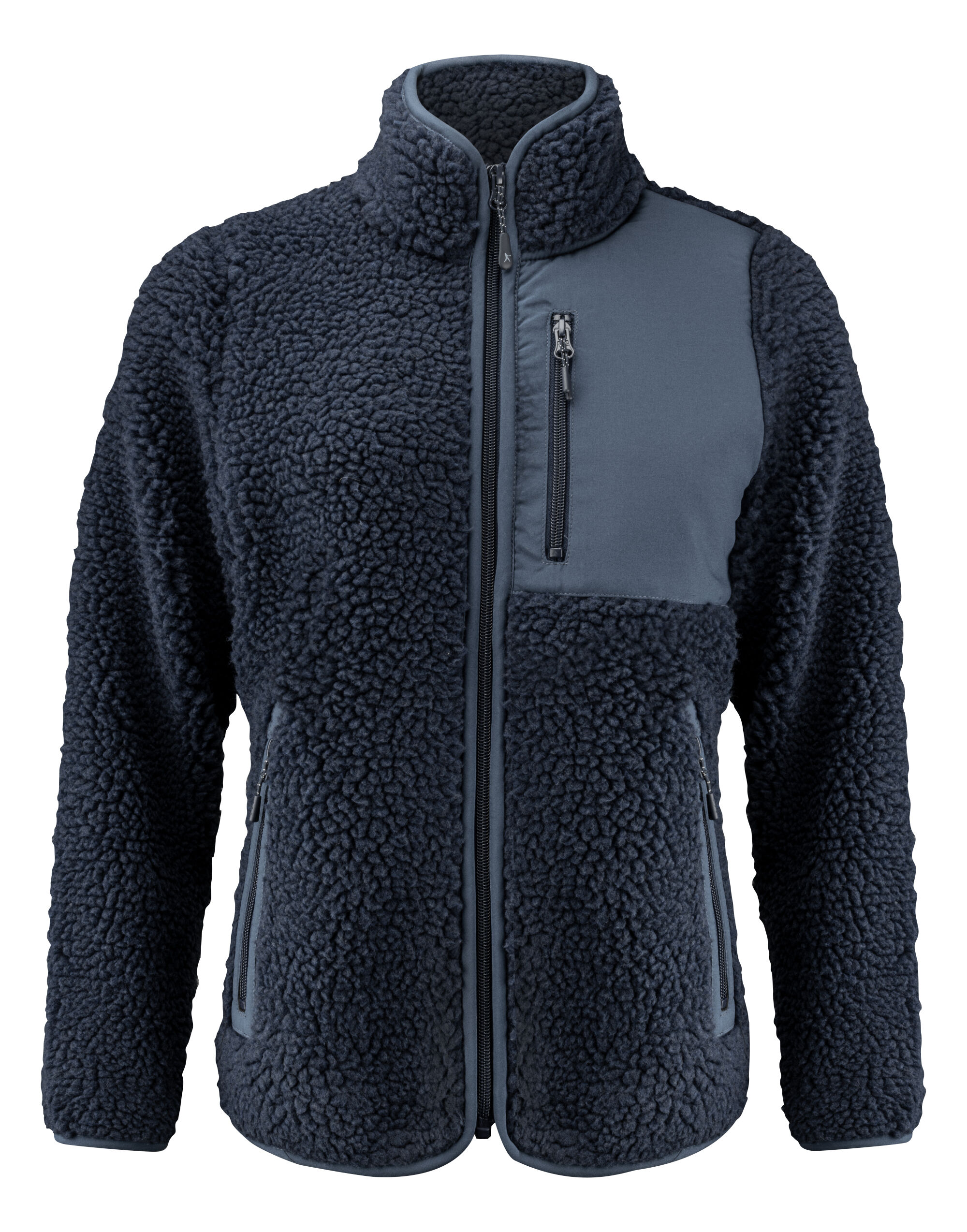 HAR2121504 Navy Ladies Kingsley Sherpa Full Zip Fleece