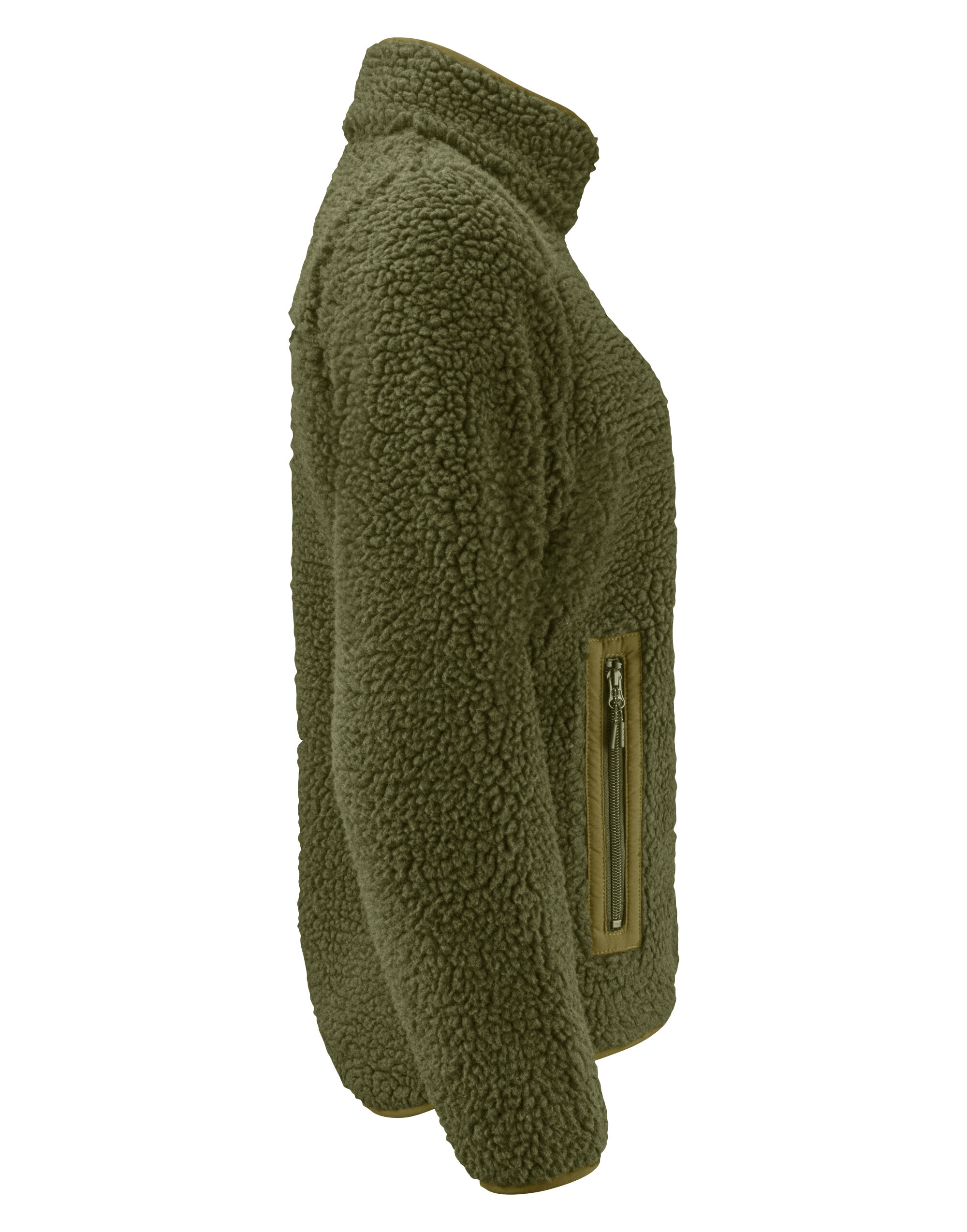 HAR2121504 Moss Green Ladies Kingsley Sherpa Full Zip Fleece