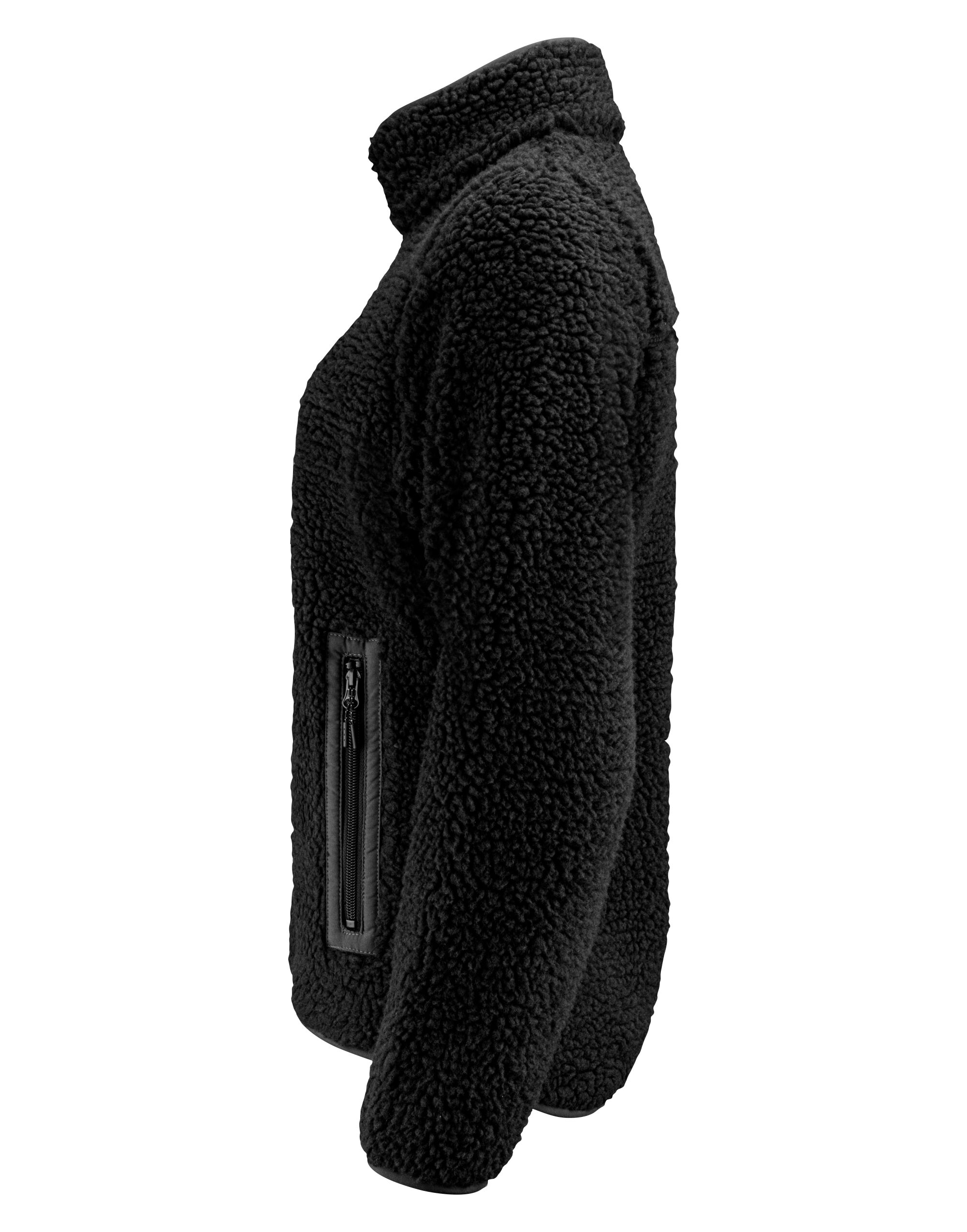 HAR2121504 Ladies Kingsley Sherpa Full Zip Fleece Black