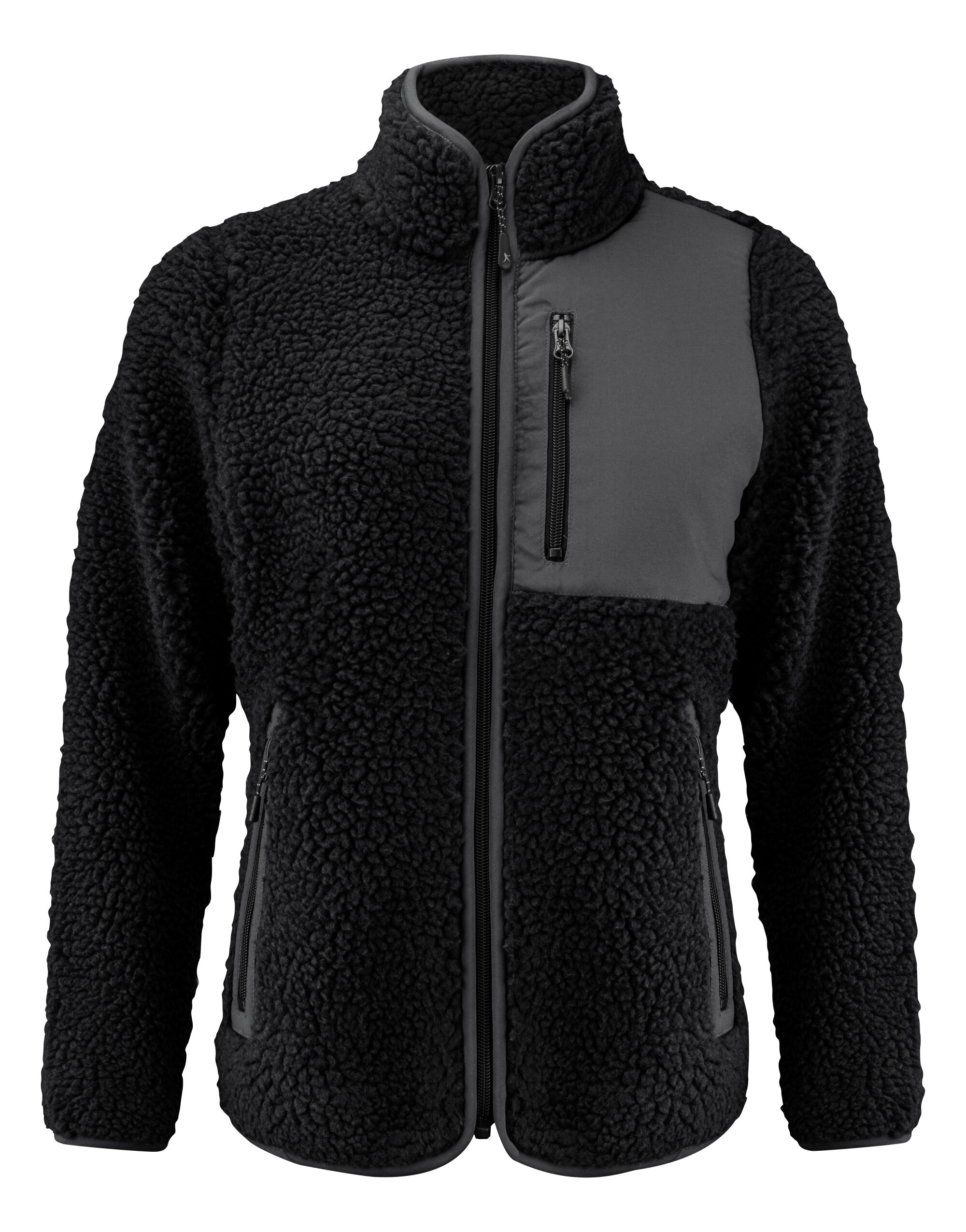 HAR2121504 Ladies Kingsley Sherpa Full Zip Fleece Black