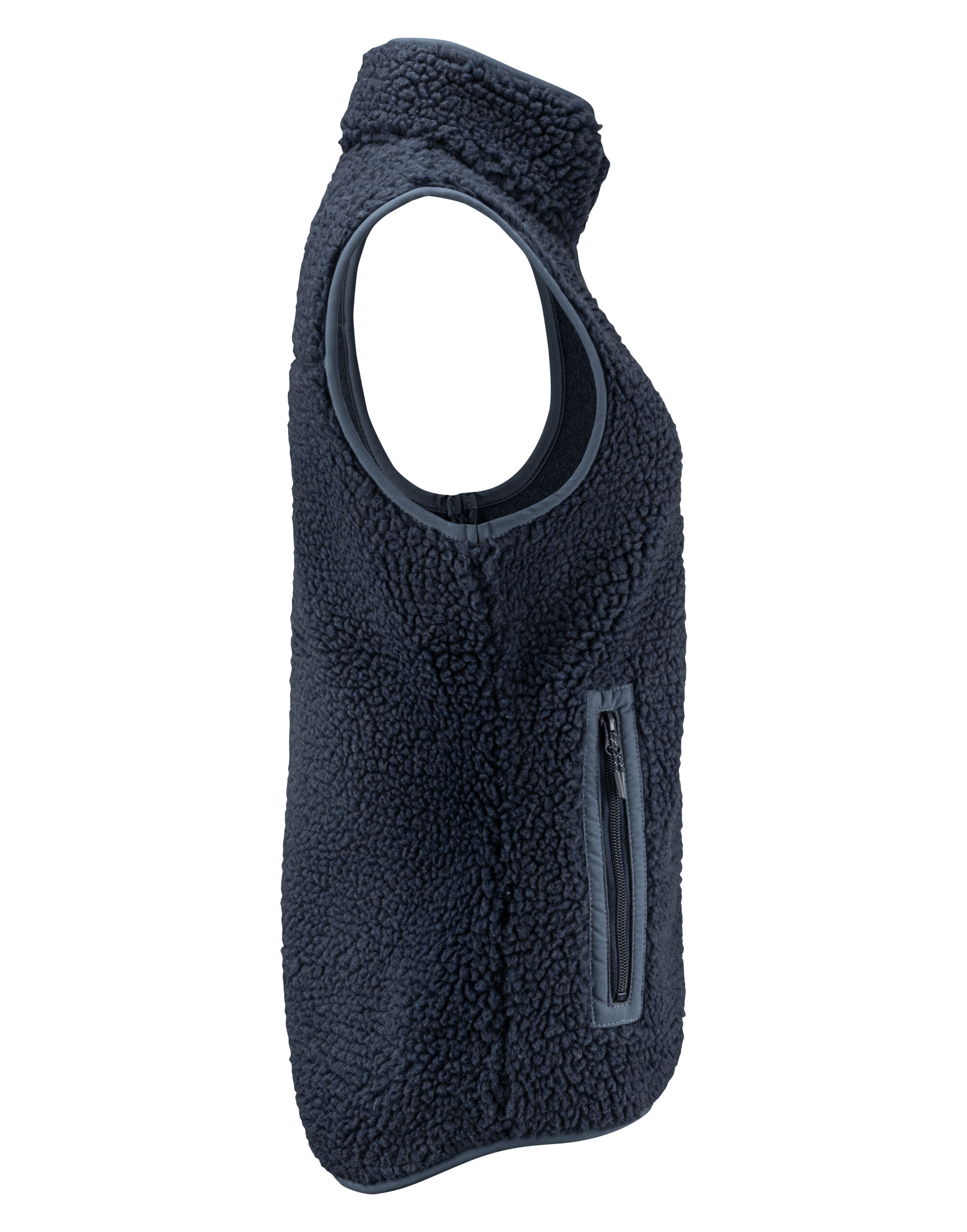 HAR2121505 Ladies Kingsley Sherpa Fleece Vest Navy