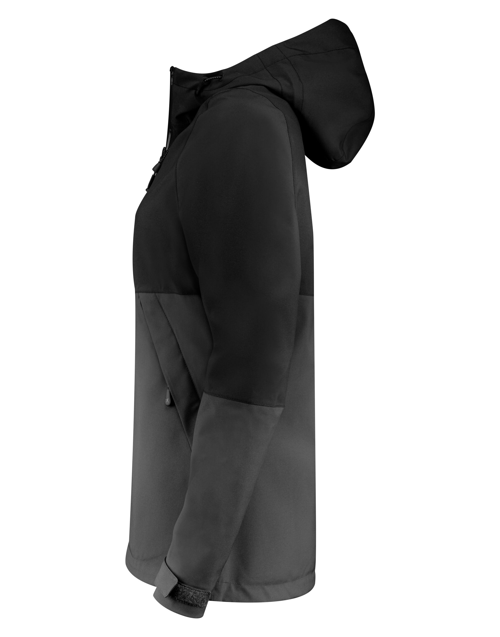 HAR2121044 Black Ladies Northville Two-Tone Shell Jacket