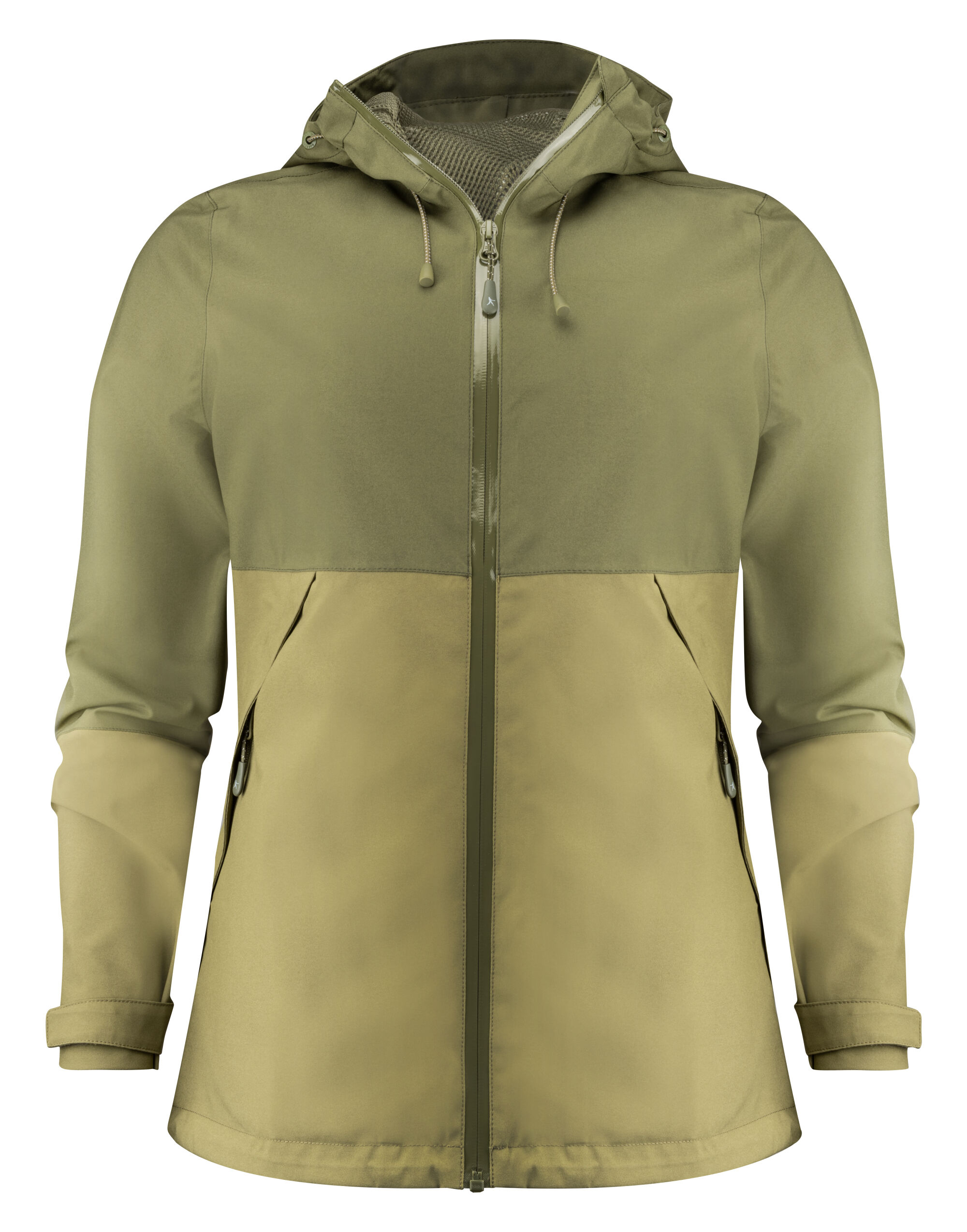 HAR2121044 Moss Green Ladies Northville Two-Tone Shell Jacket